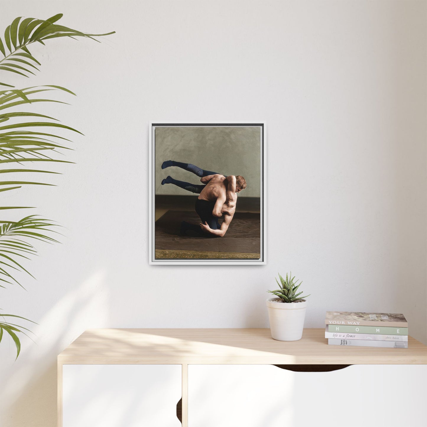 athlétisme 026 | Framed Vintage Photo - Matte Canvas