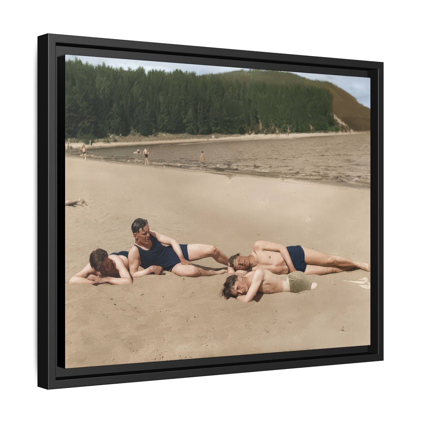 nager 026 | Framed Vintage Photo - Matte Canvas
