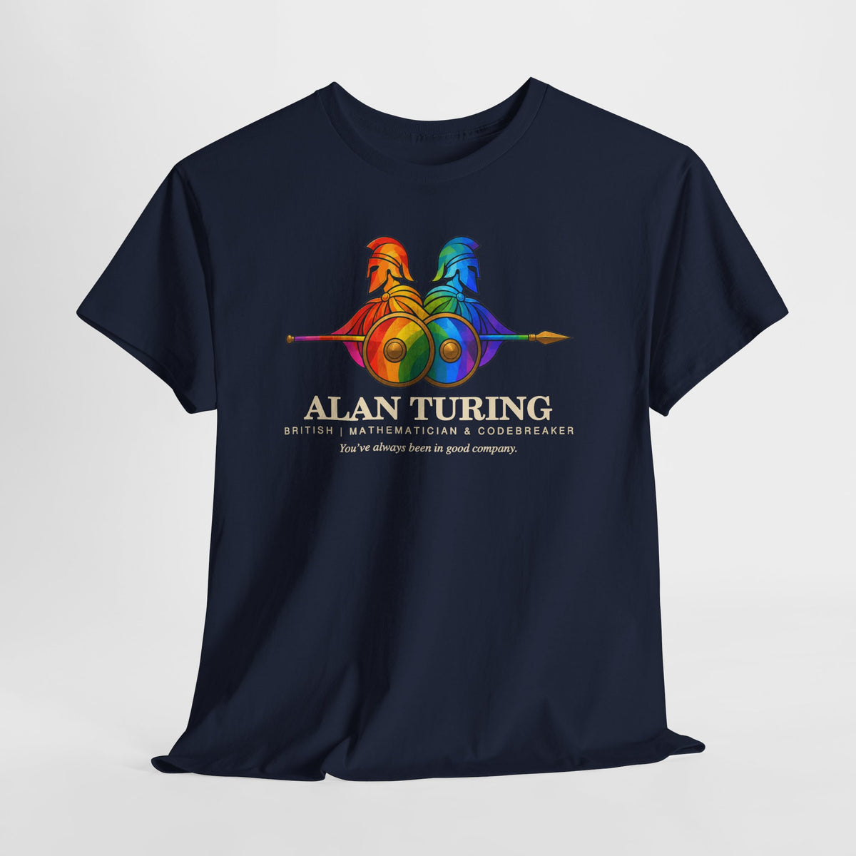 Alan Turing | British Mathematician & Codebreaker | LGBTQ+ History T-Shirt