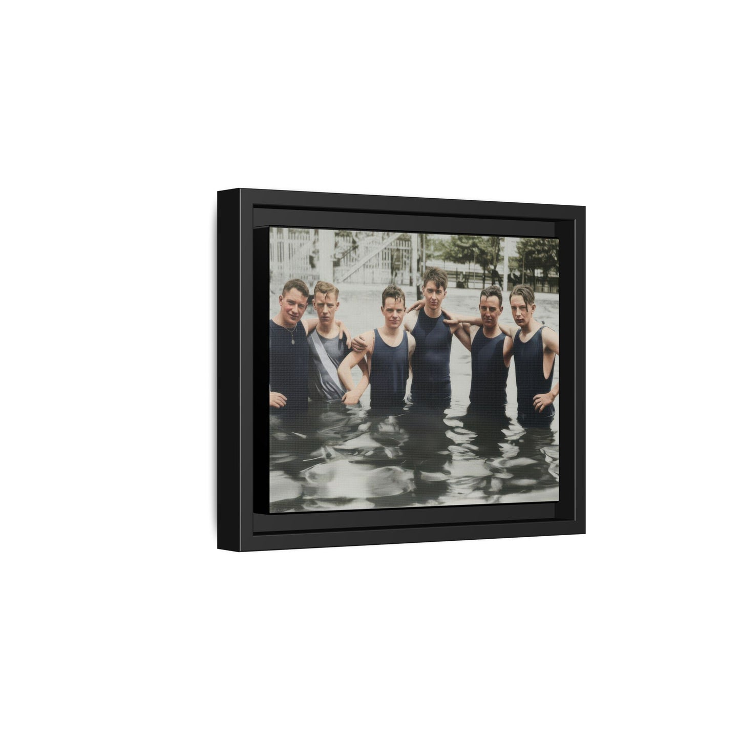 nager 042 | Framed Vintage Photo - Matte Canvas