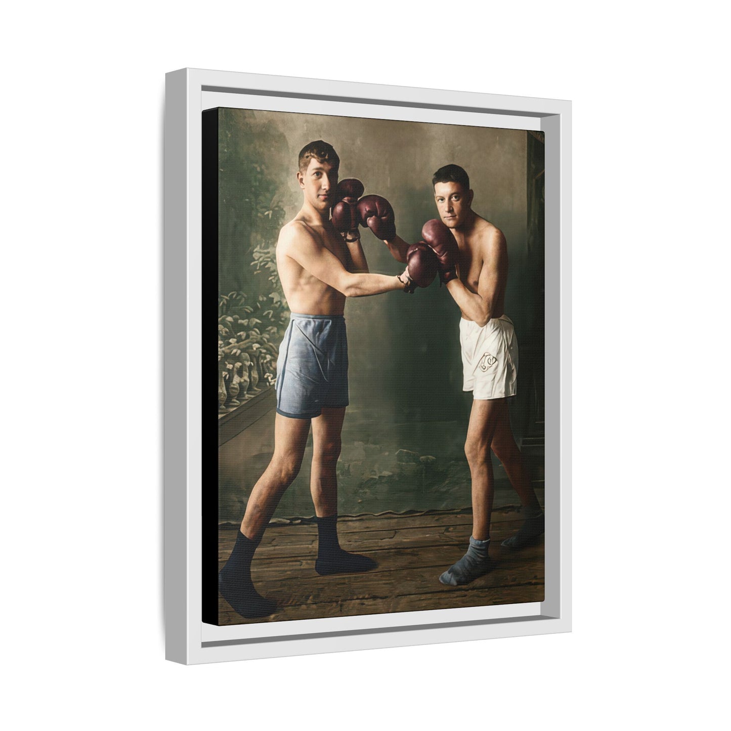 athlétisme 003 | Framed Vintage Photo - Matte Canvas