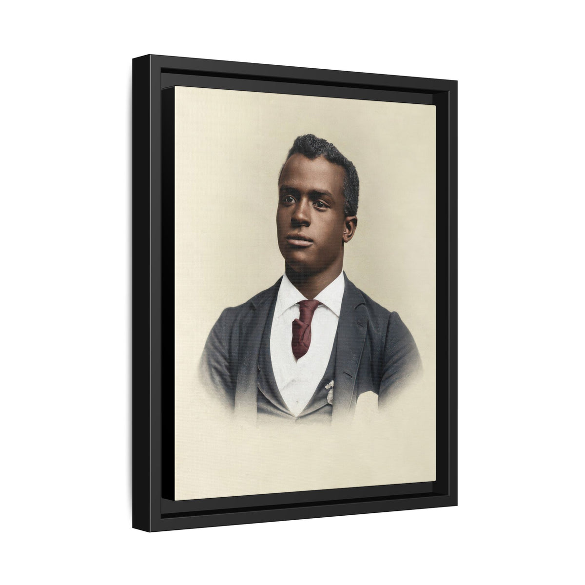 celibataire 027 | Framed Vintage Photo - Matte Canvas