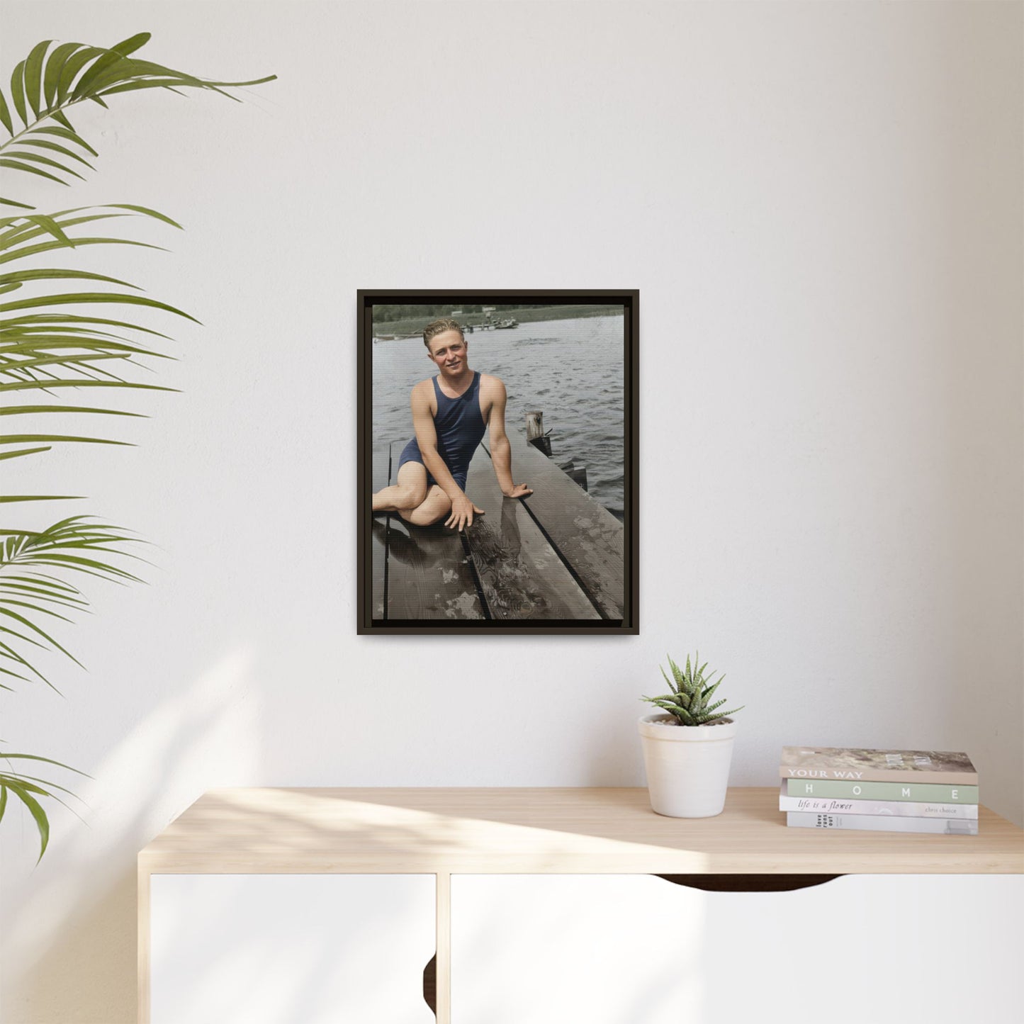 nager 038 | Framed Vintage Photo - Matte Canvas