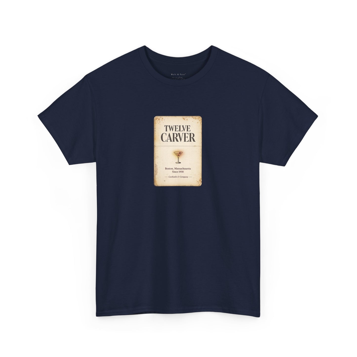Twelve Carver Boston Since 1958 | Historic Gay Bar Matchbook T-Shirt