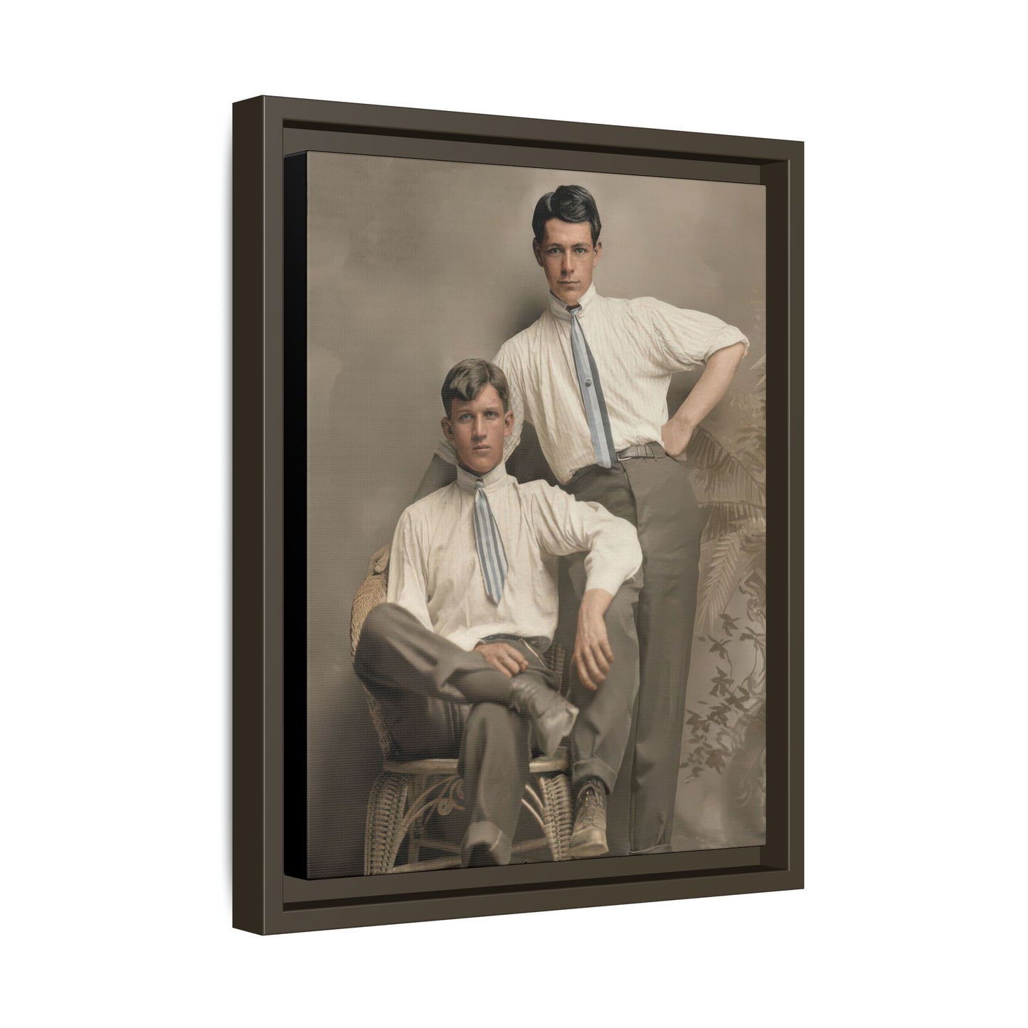 paire 101 | Framed Vintage Photo - Matte Canvas