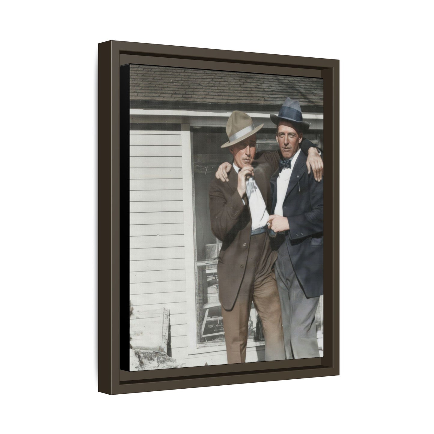 paire 041 | Framed Vintage Photo - Matte Canvas