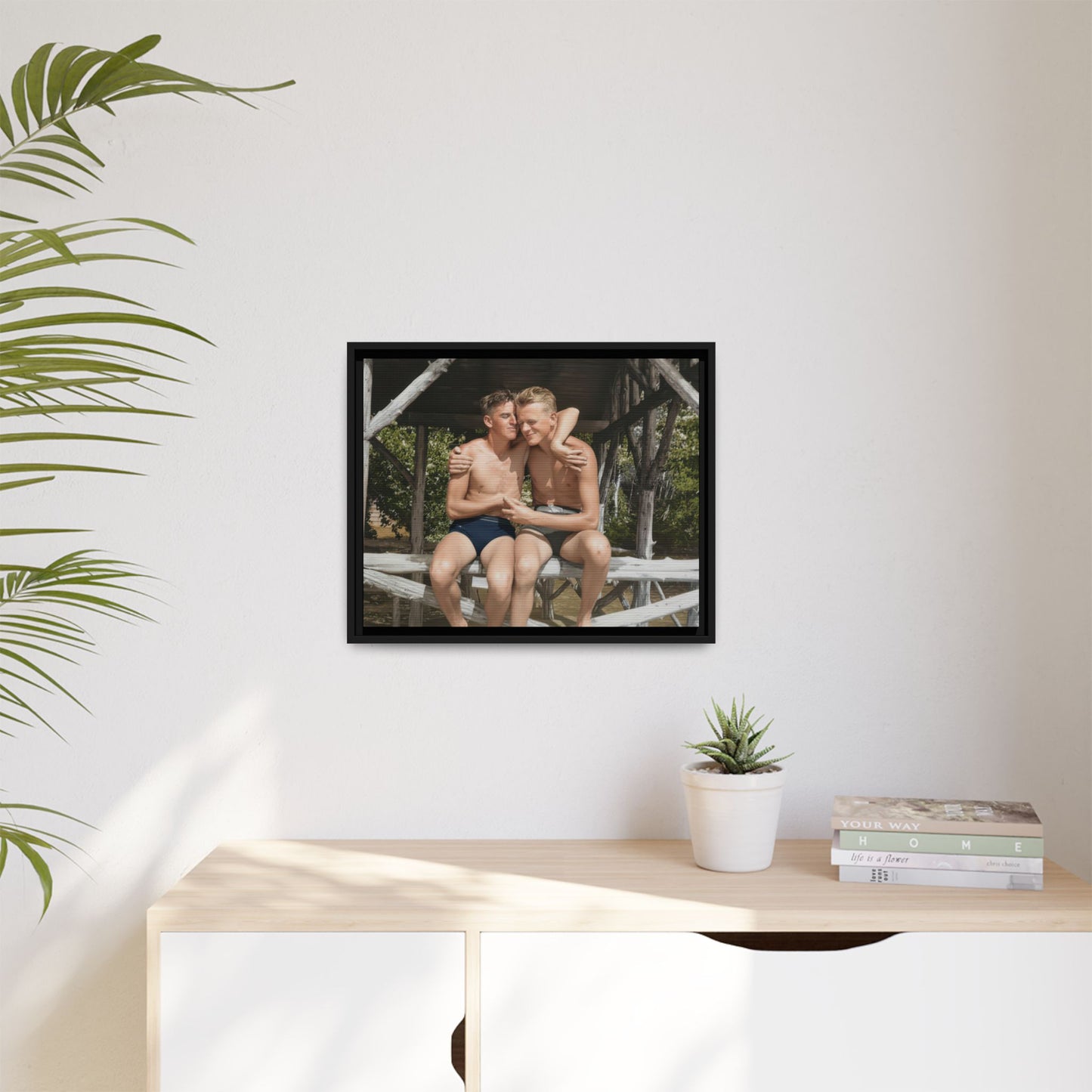 nager 011 | Framed Vintage Photo - Matte Canvas