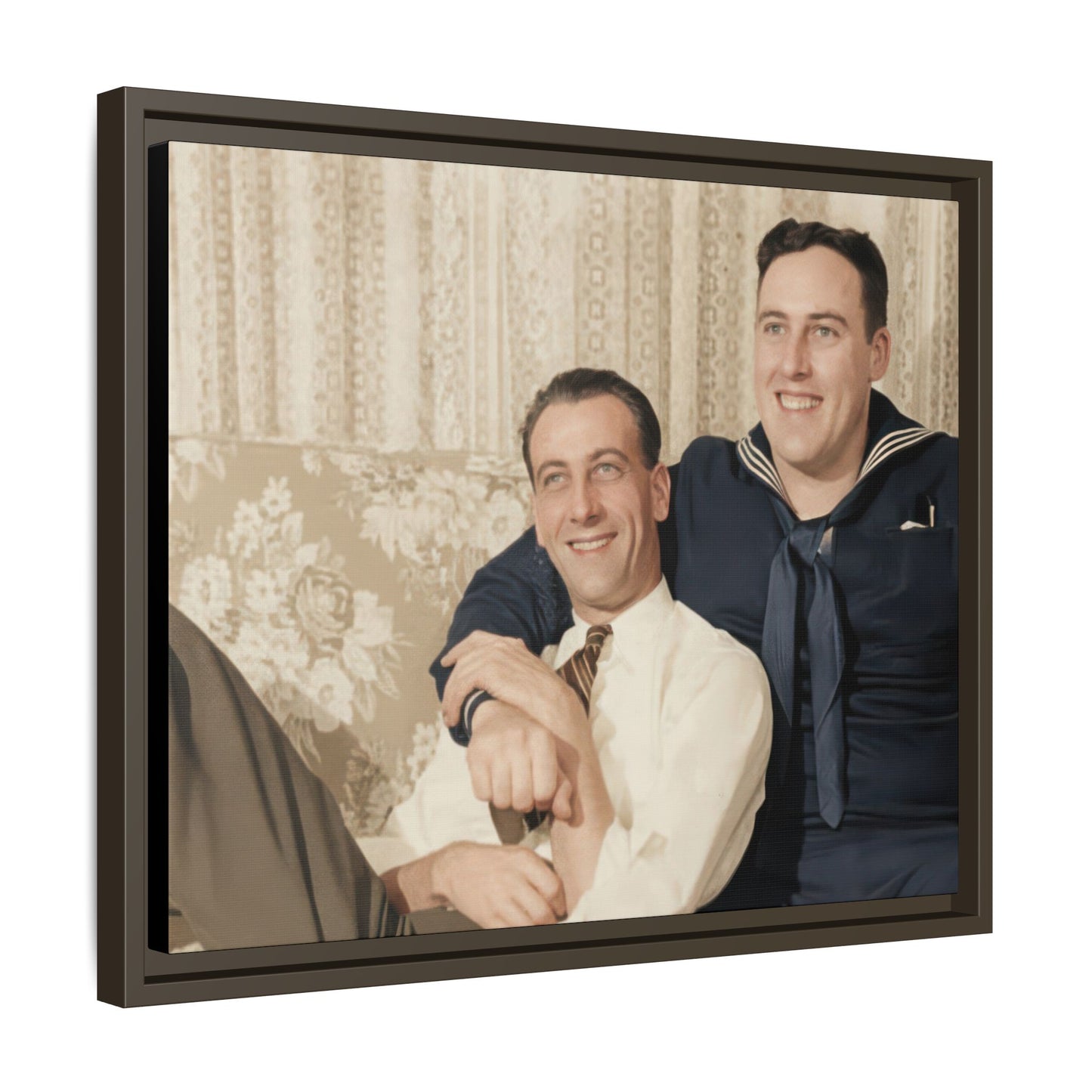 paire 108 | Framed Vintage Photo - Matte Canvas