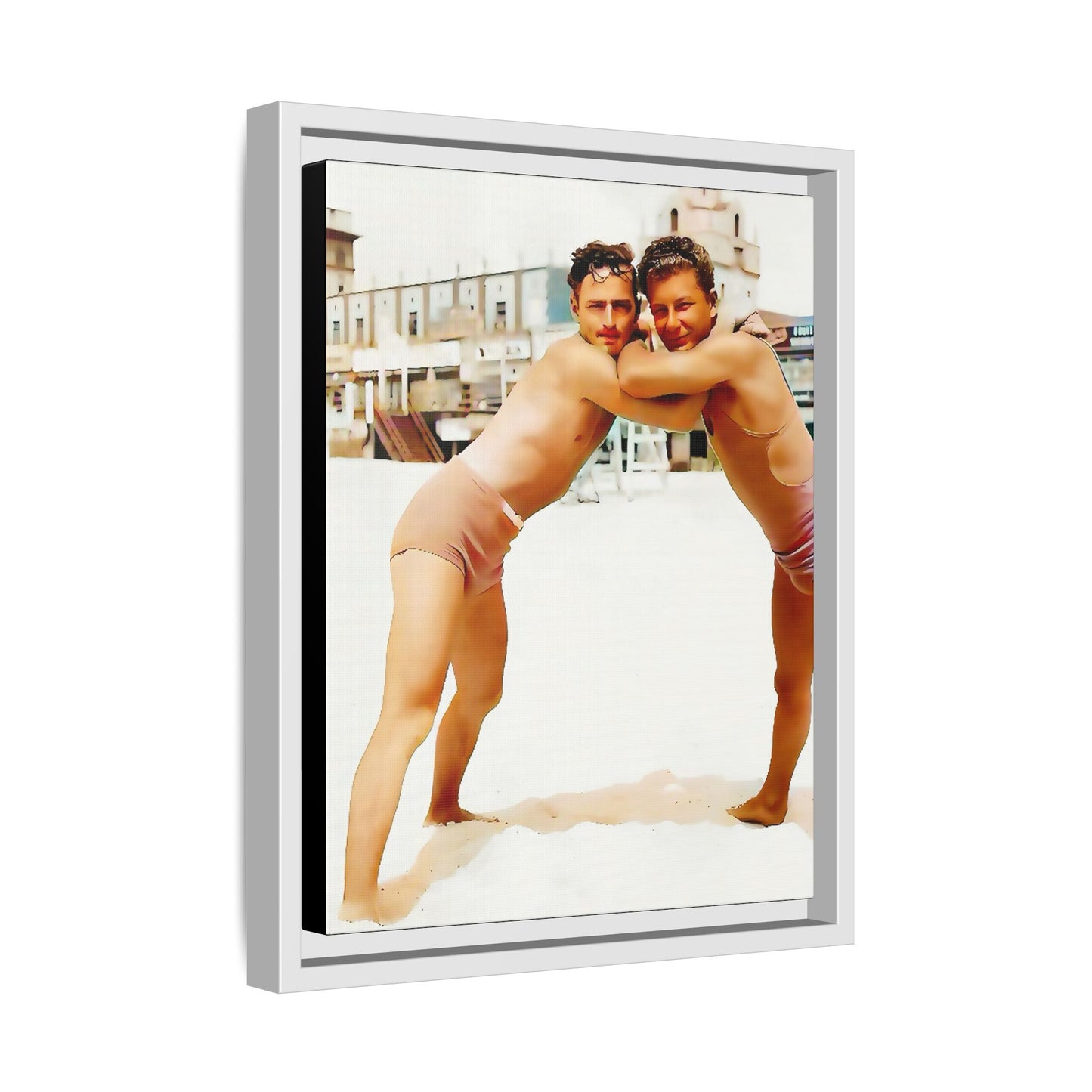 nager 014 | Framed Vintage Photo - Matte Canvas