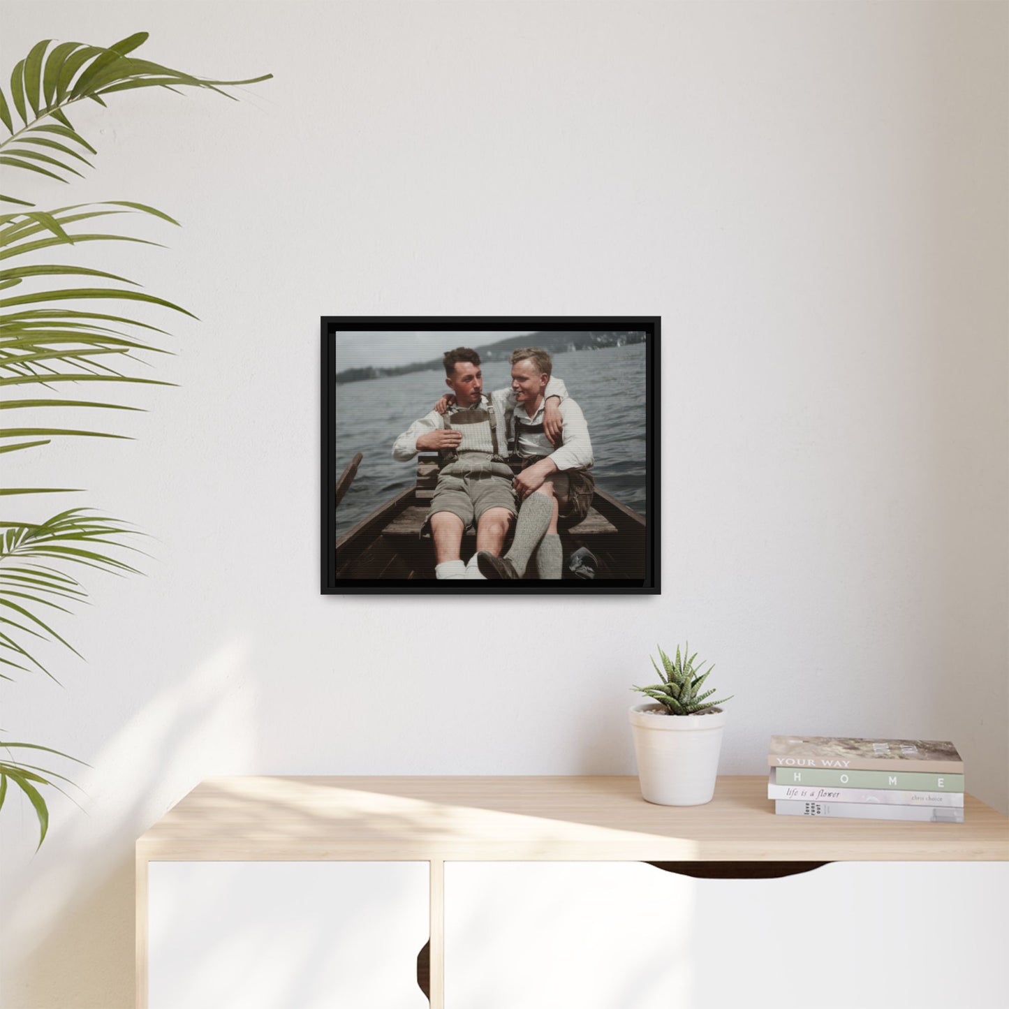 paire 116 | Framed Vintage Photo - Matte Canvas