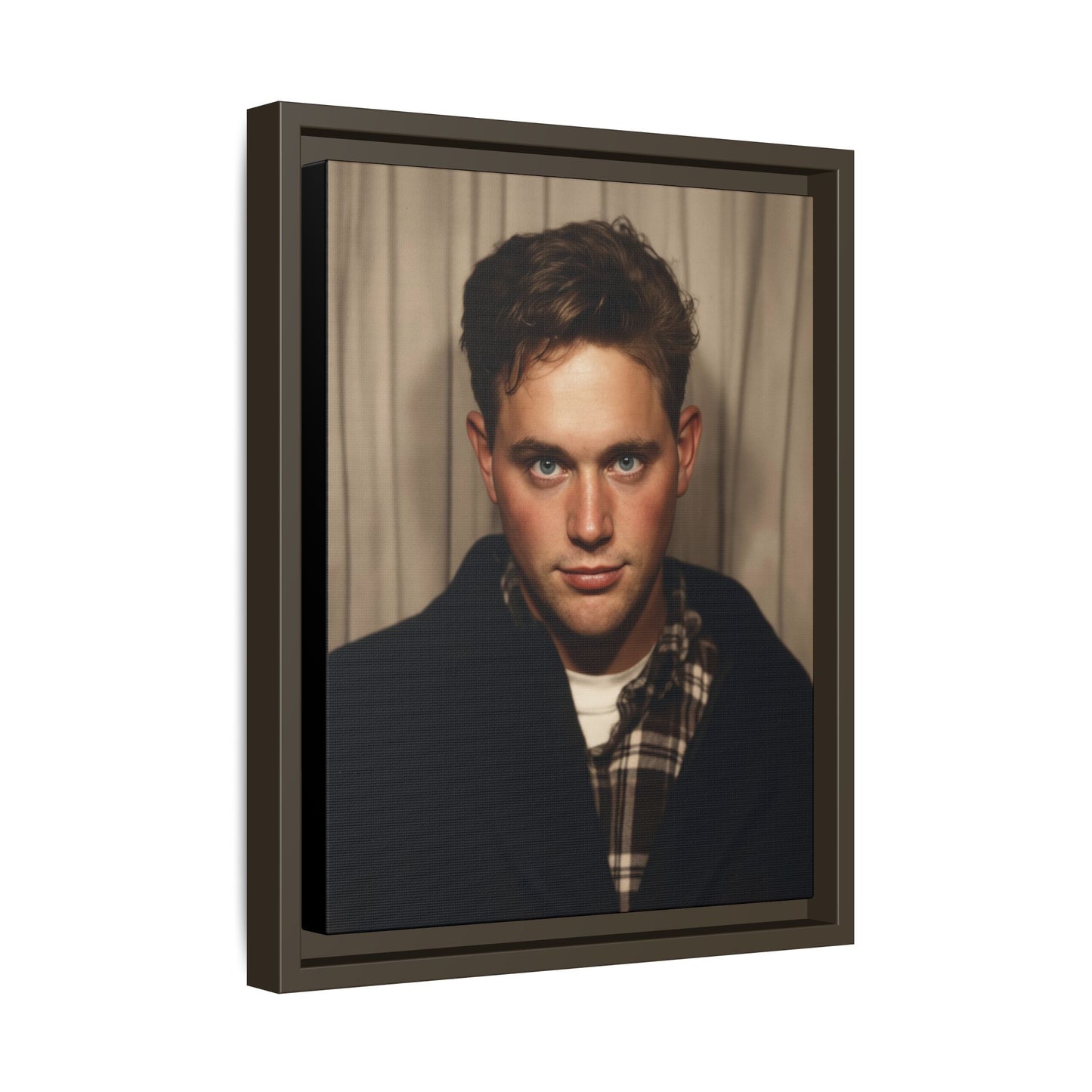 celibataire 001 | Framed Vintage Photo - Matte Canvas
