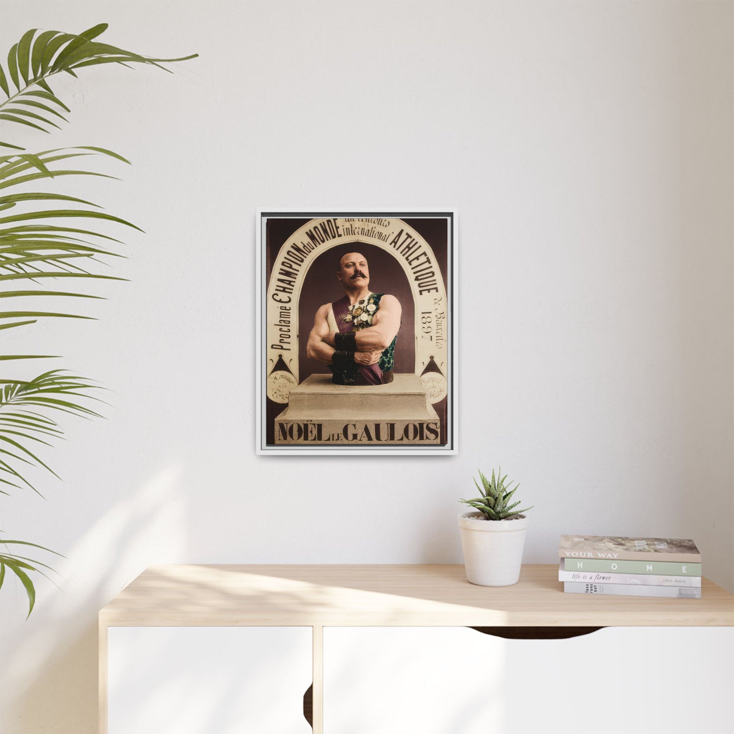 athlétisme 045 | Framed Vintage Photo - Matte Canvas