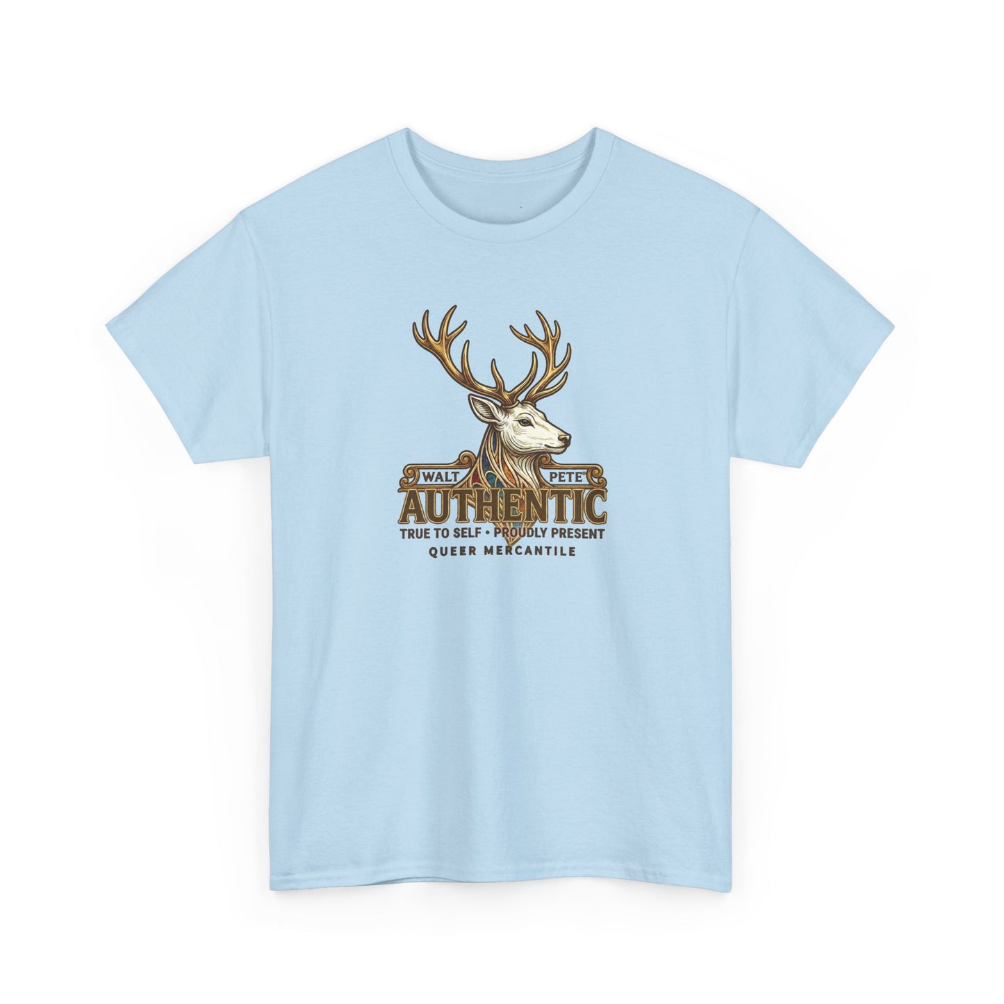 Authentic Pride T-Shirt | True To Self & Proudly Present LGBTQ Identity Graphic Tee