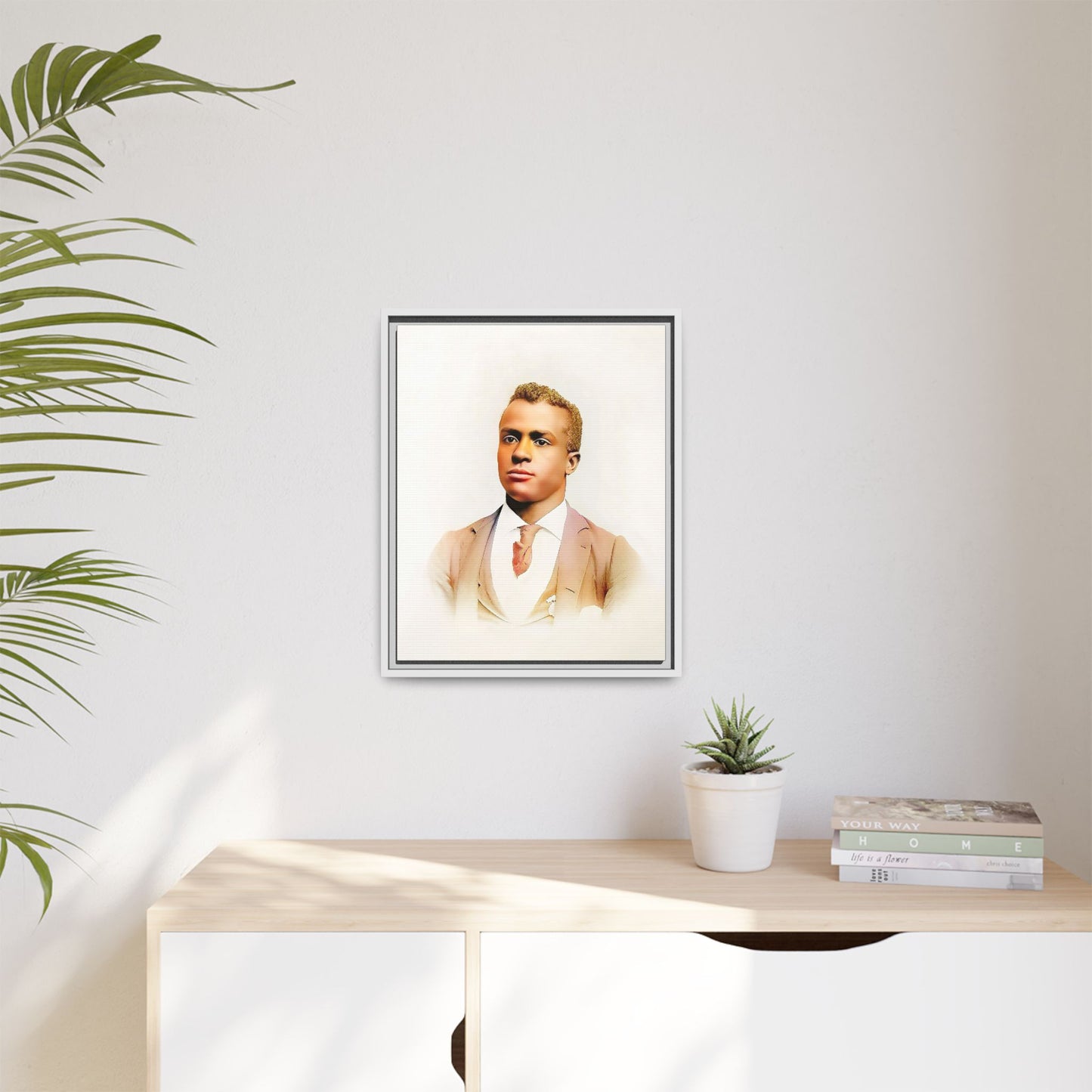 celibataire 027 | Framed Vintage Photo - Matte Canvas