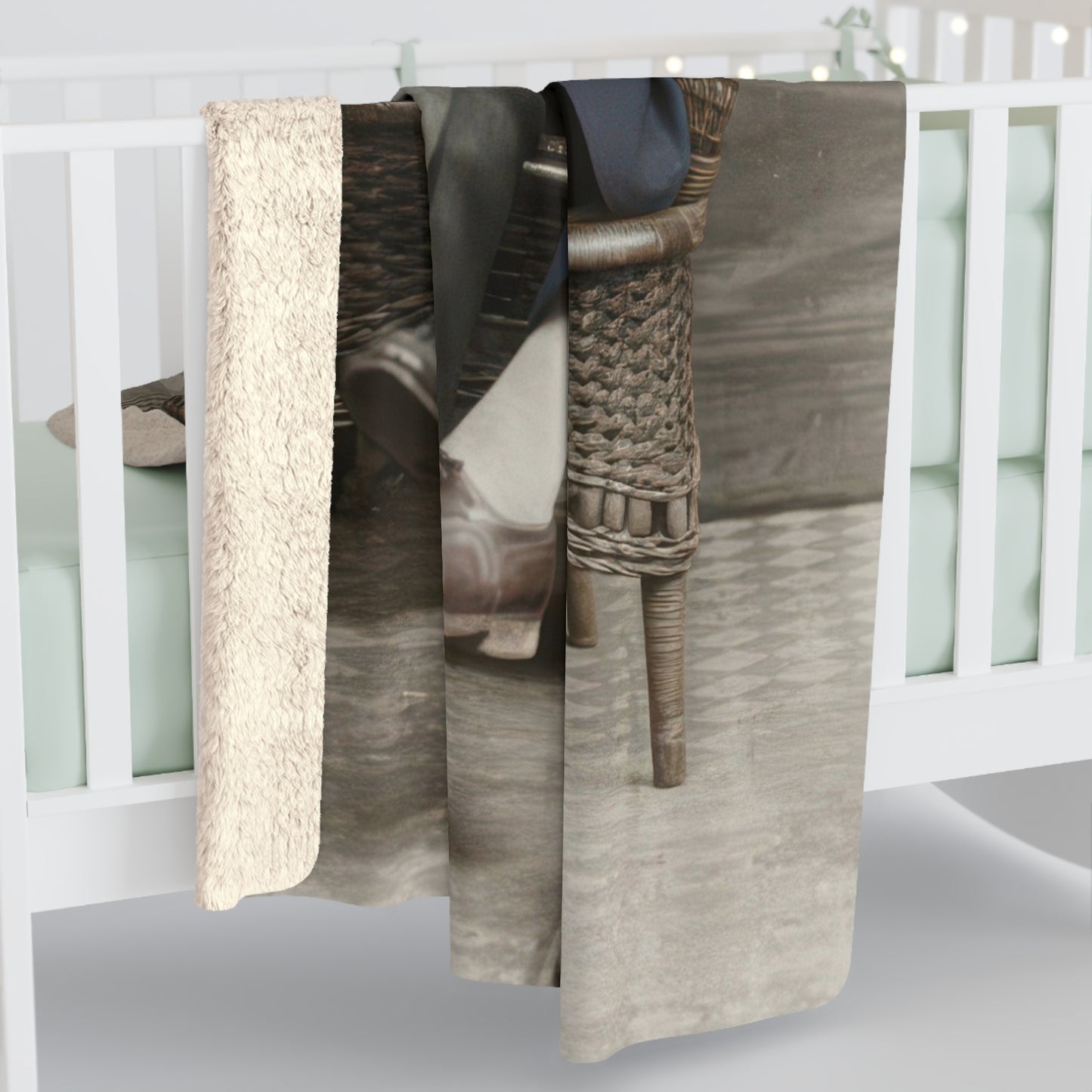 Heirloom Sherpa Blanket – paire 112 Premium fleece throw · 50x60, 60x80