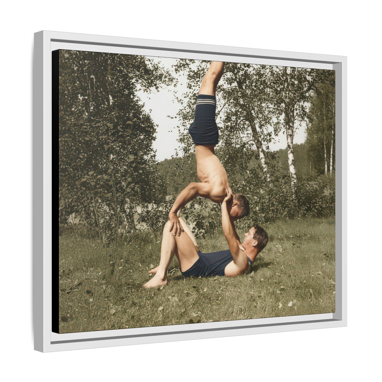 nager 017 | Framed Vintage Photo - Matte Canvas