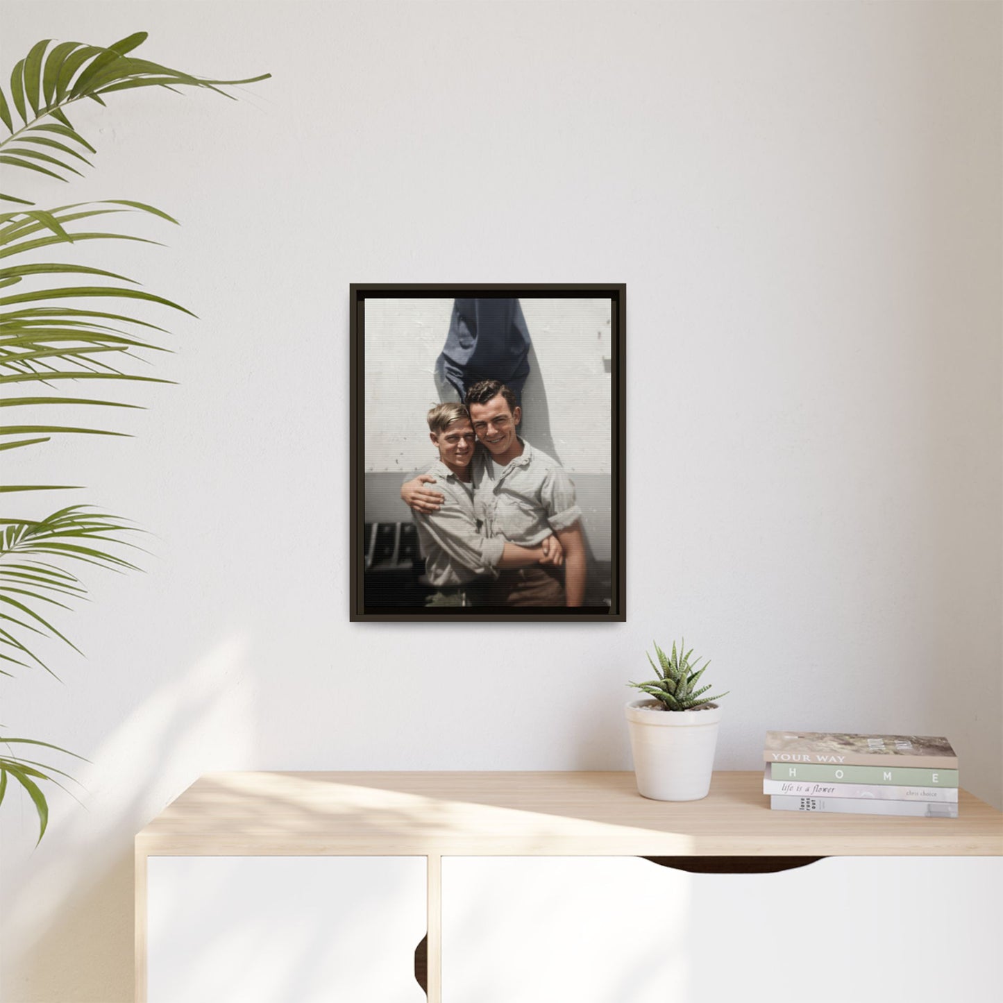 paire 136 | Framed Vintage Photo - Matte Canvas