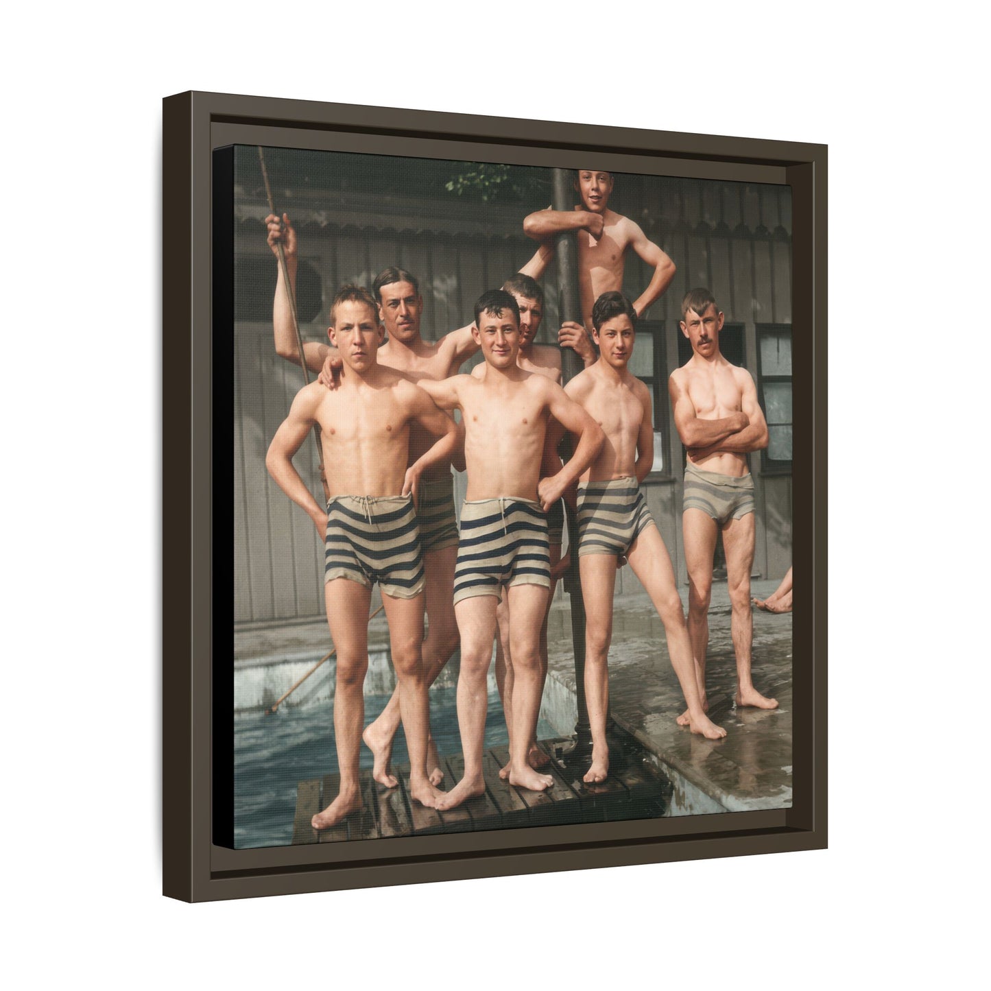 nager 010 | Framed Vintage Photo - Matte Canvas