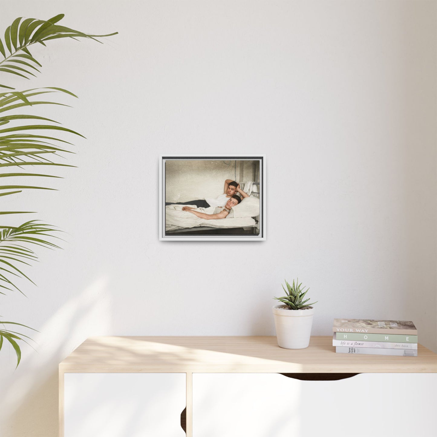 paire 146 | Framed Vintage Photo - Matte Canvas