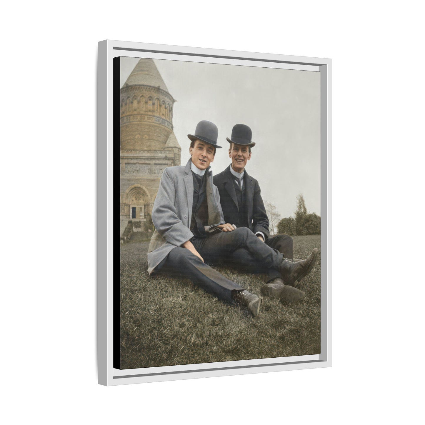 paire 070 | Framed Vintage Photo - Matte Canvas