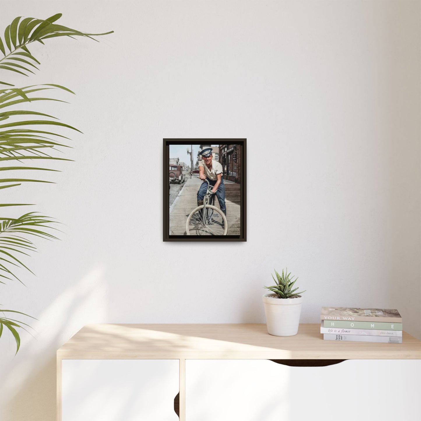 celibataire 007 | Framed Vintage Photo - Matte Canvas