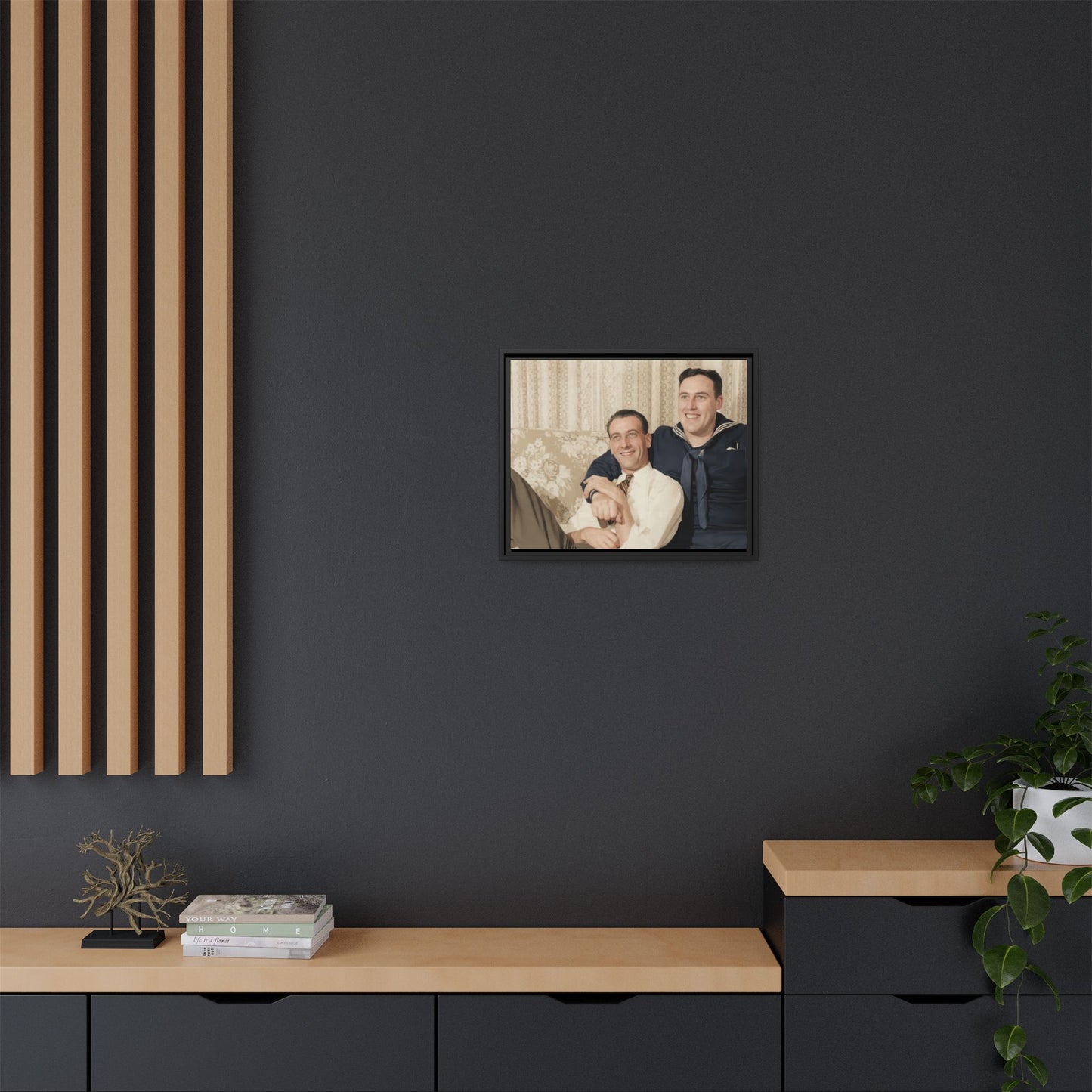 paire 108 | Framed Vintage Photo - Matte Canvas