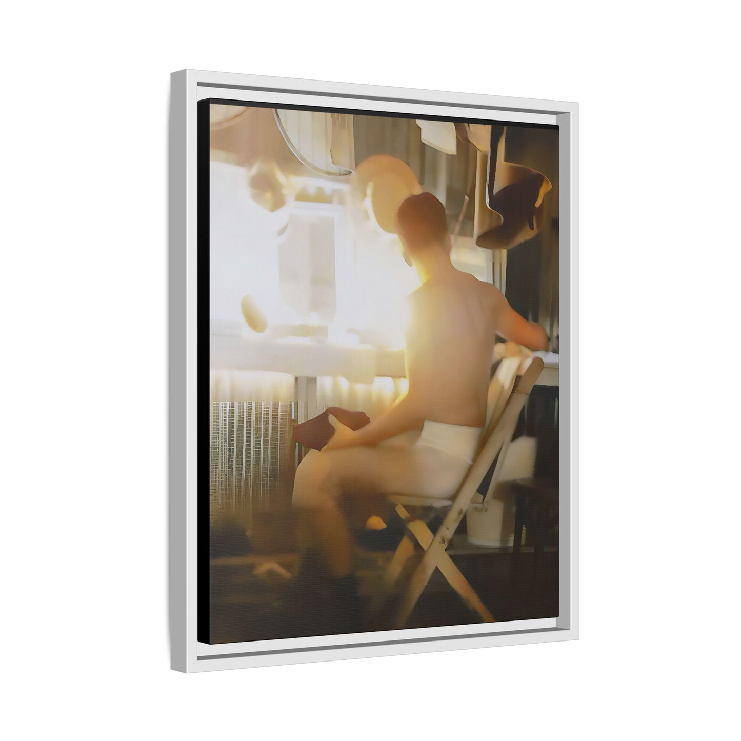 celibataire 022 | Vintage Framed Photo - Matte Canvas