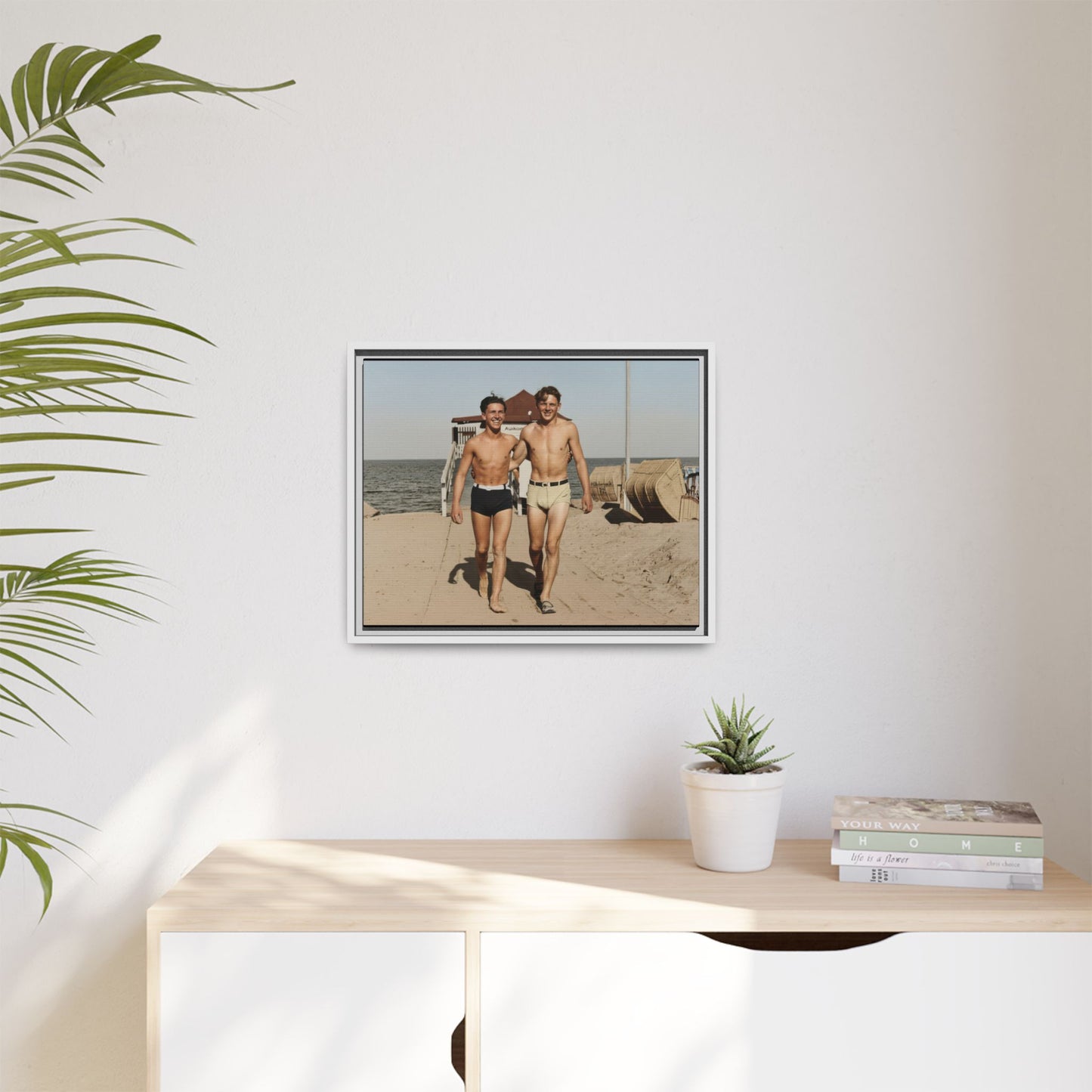 nager 003 | Framed Vintage Photo - Matte Canvas