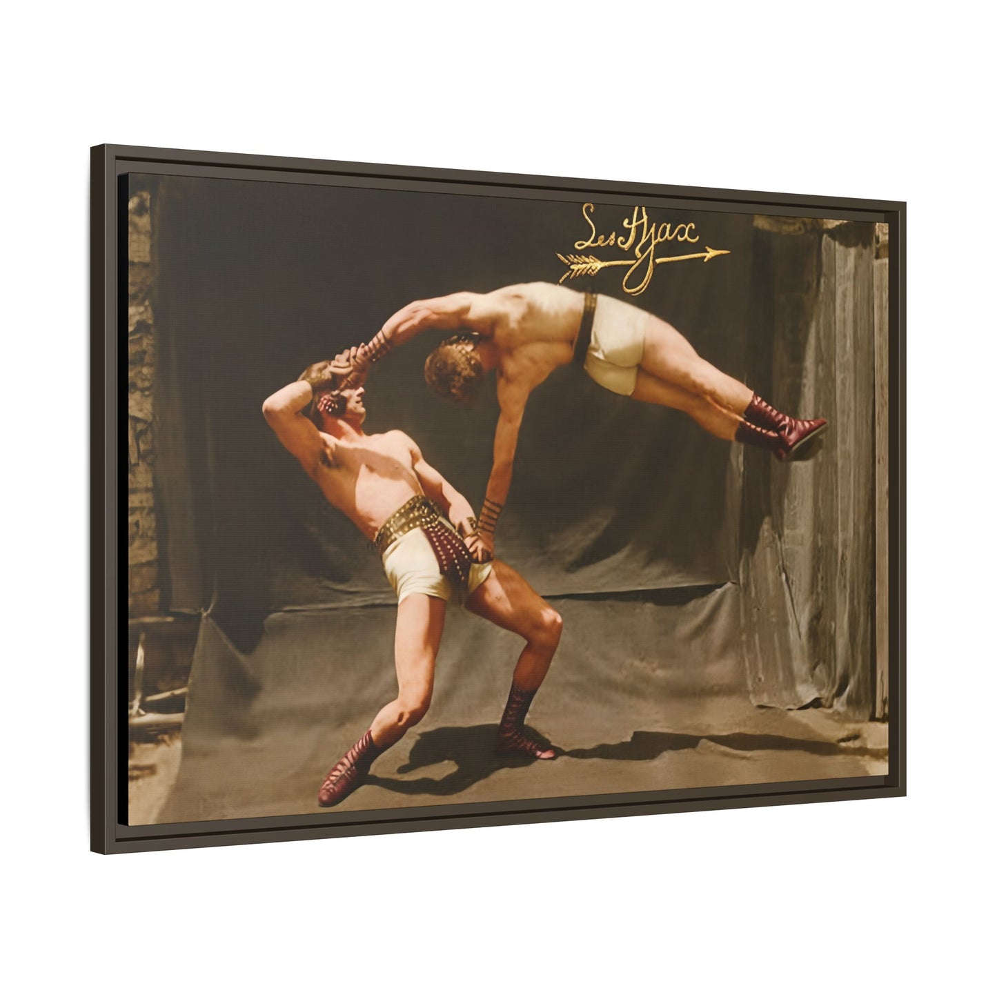 athlétisme 013 | Framed Vintage Photo - Matte Canvas