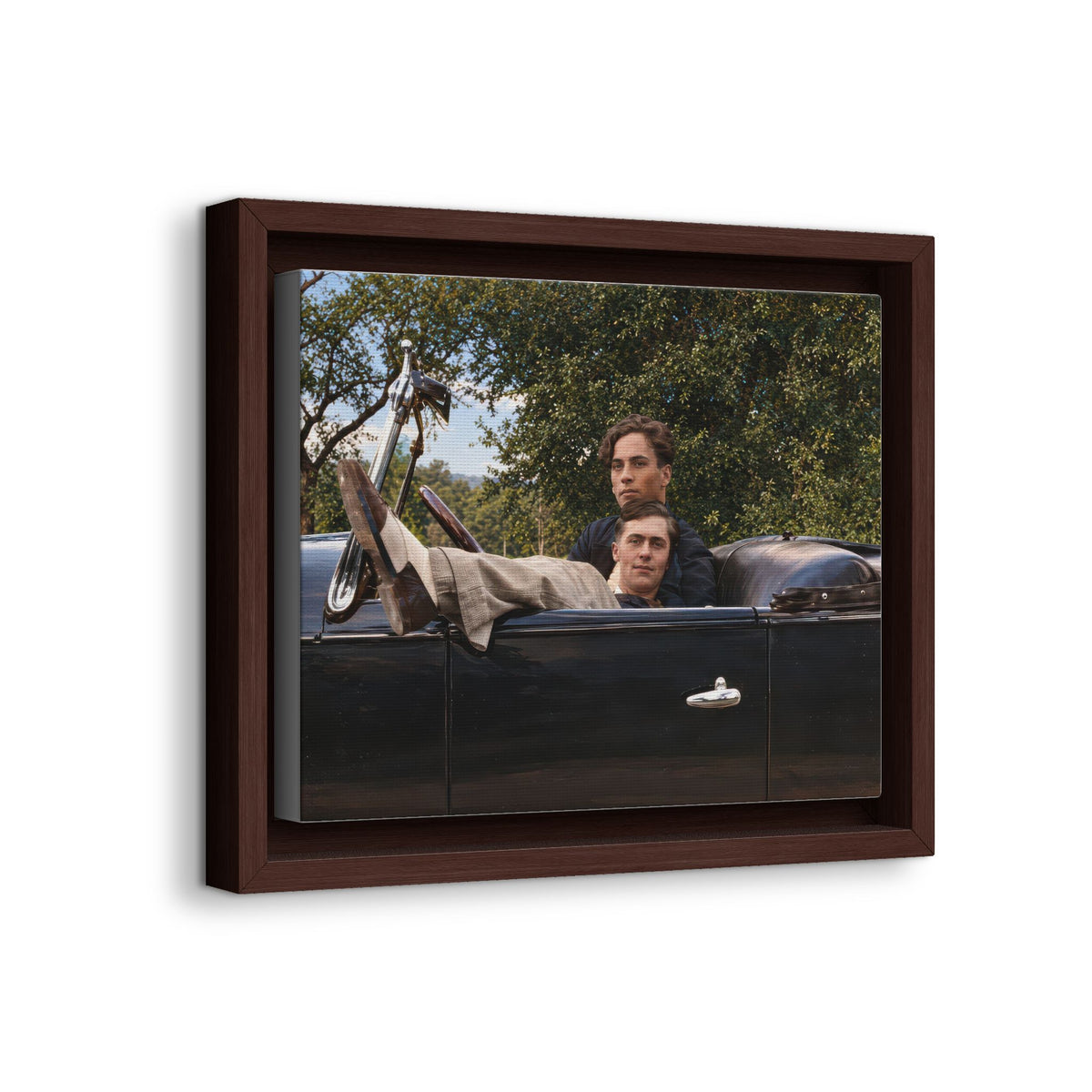 paire 164 | Framed Vintage Photo - Matte Canvas