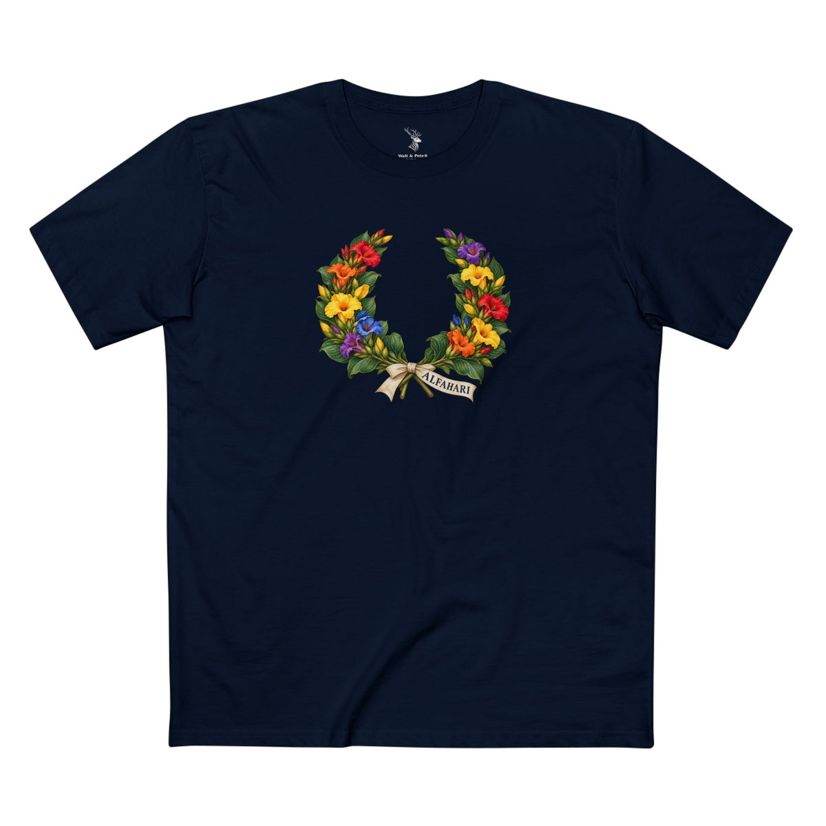 Nigerian Costus Alfahari Pride T-Shirt | Hausa Laurel Wreath Tee