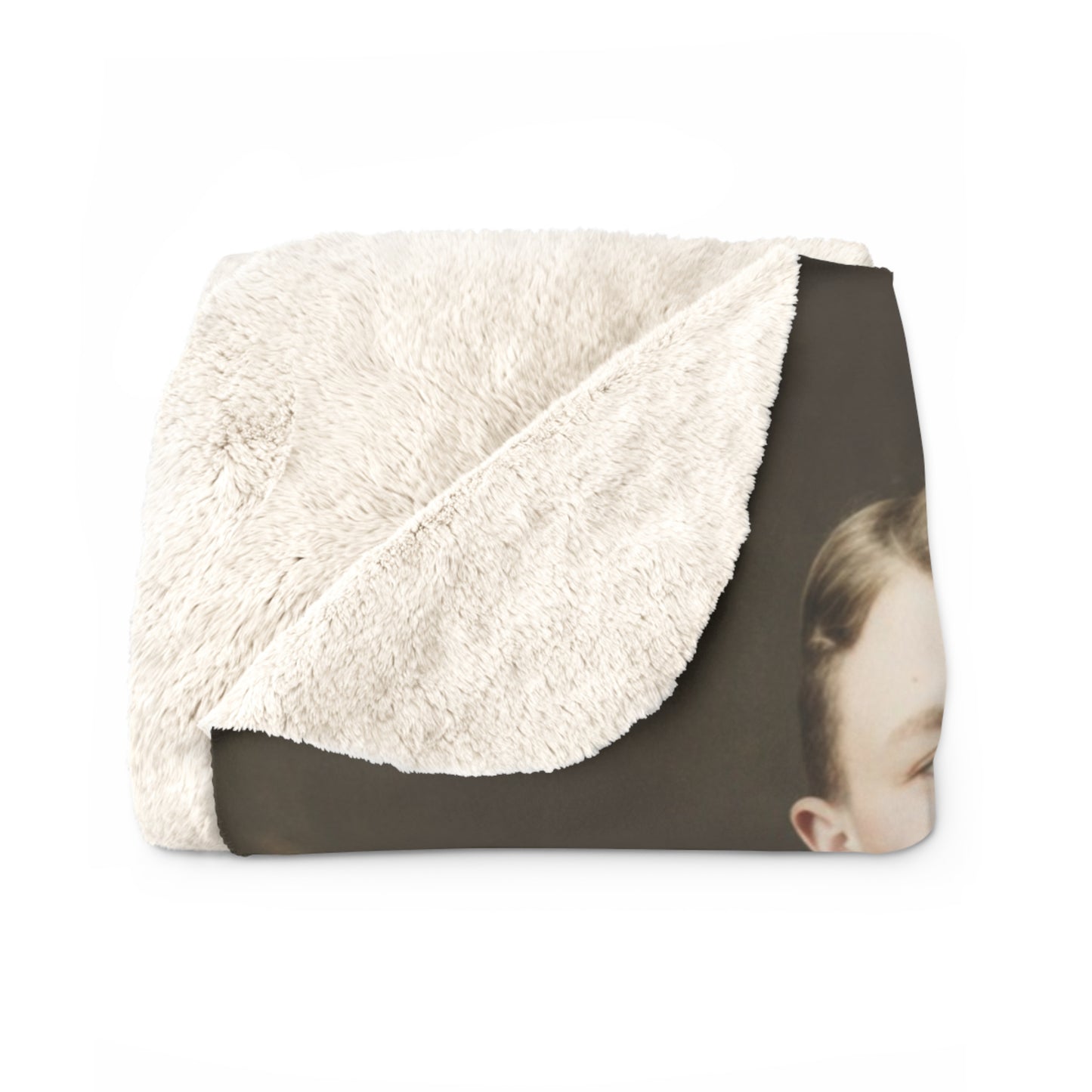 Heirloom Sherpa Blanket – paire 039 Premium fleece throw · 50x60, 60x80