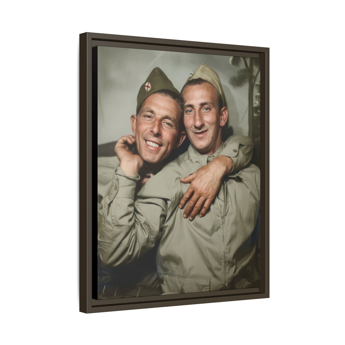 paire 032 | Framed Vintage Photo - Matte Canvas
