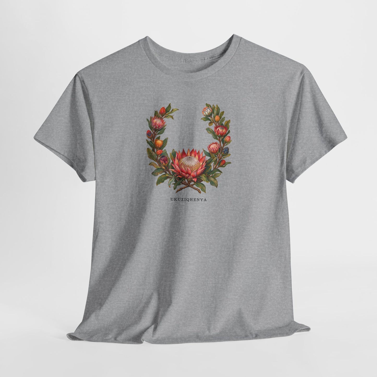 Ukuziqhenya King Protea Pride T-Shirt | South African Botanical LGBTQ+ Tee