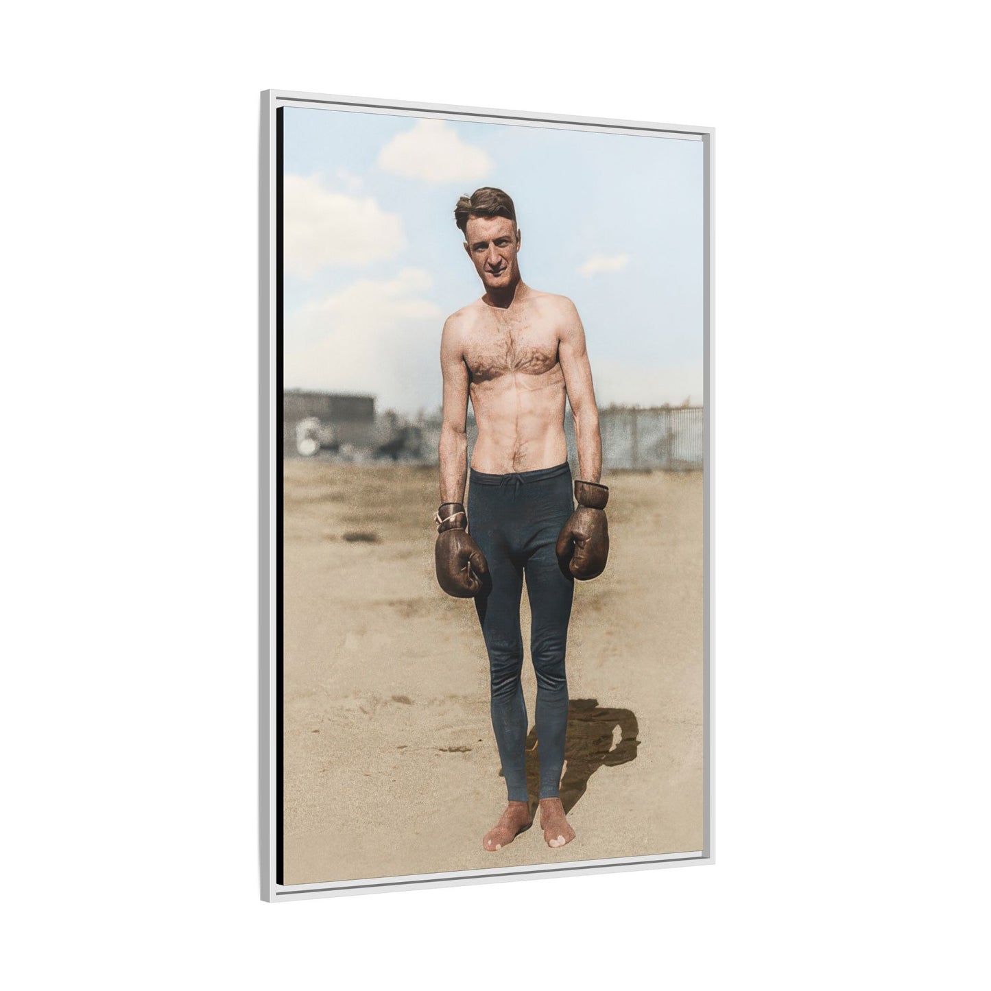 Copy of athlétisme 039 | Framed Vintage Photo - Matte Canvas