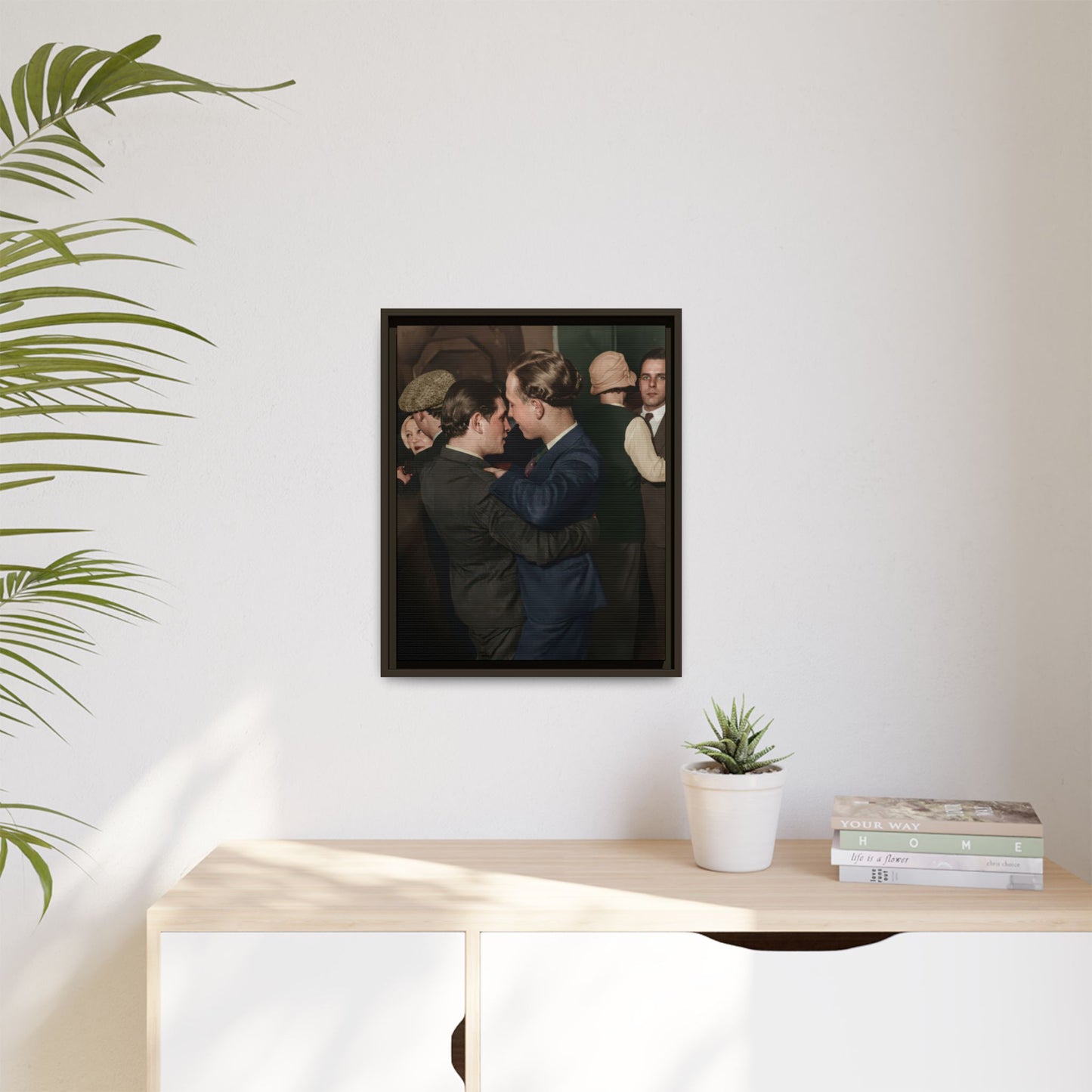 paire 141 | Framed Vintage Photo - Matte Canvas