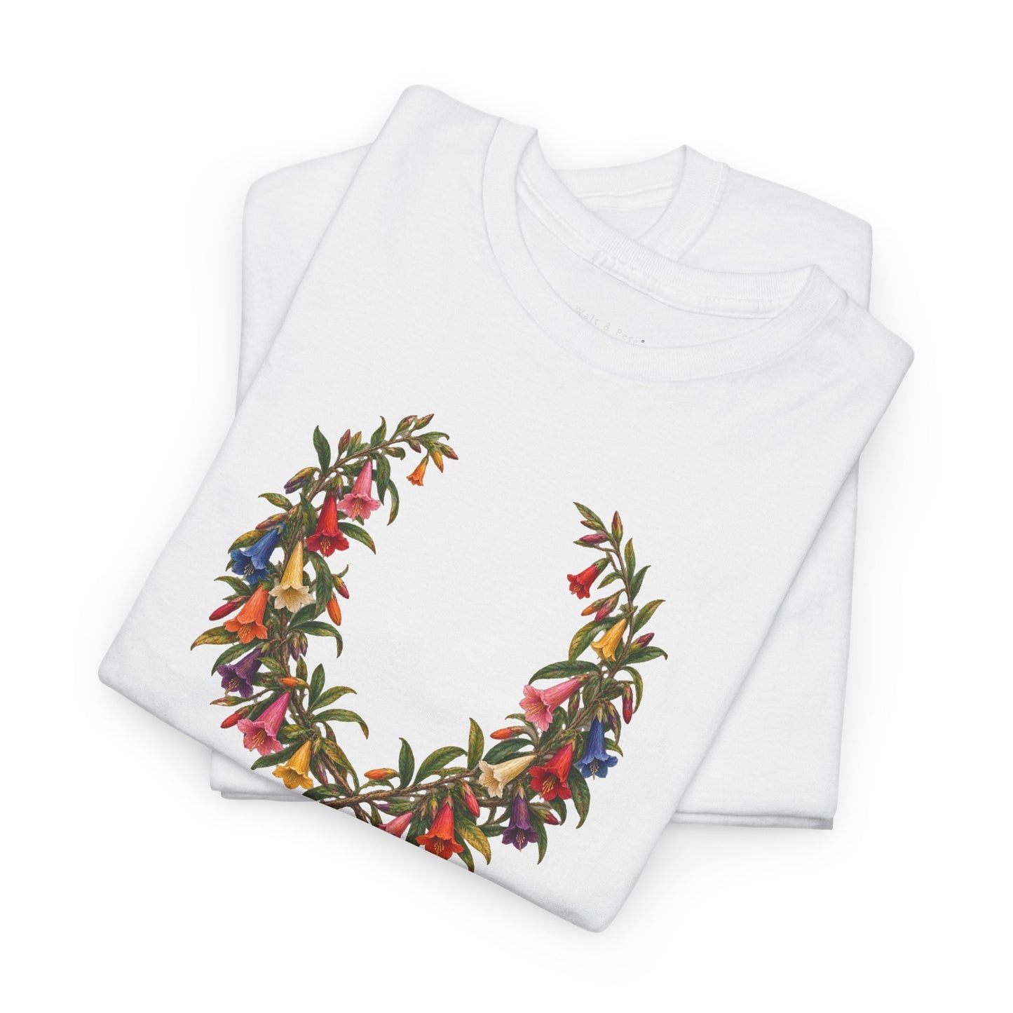 Orgullo Cantuta Pride T-Shirt | Peruvian Botanical LGBTQ+ Tee