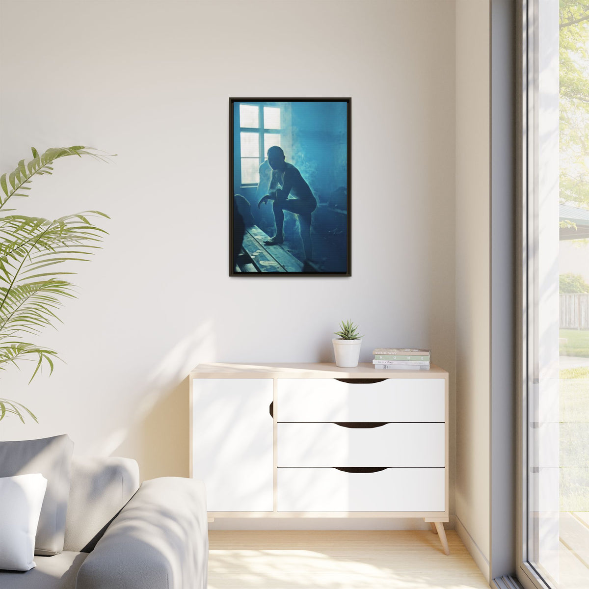 celibataire 044 | Framed Vintage Photo - Matte Canvas