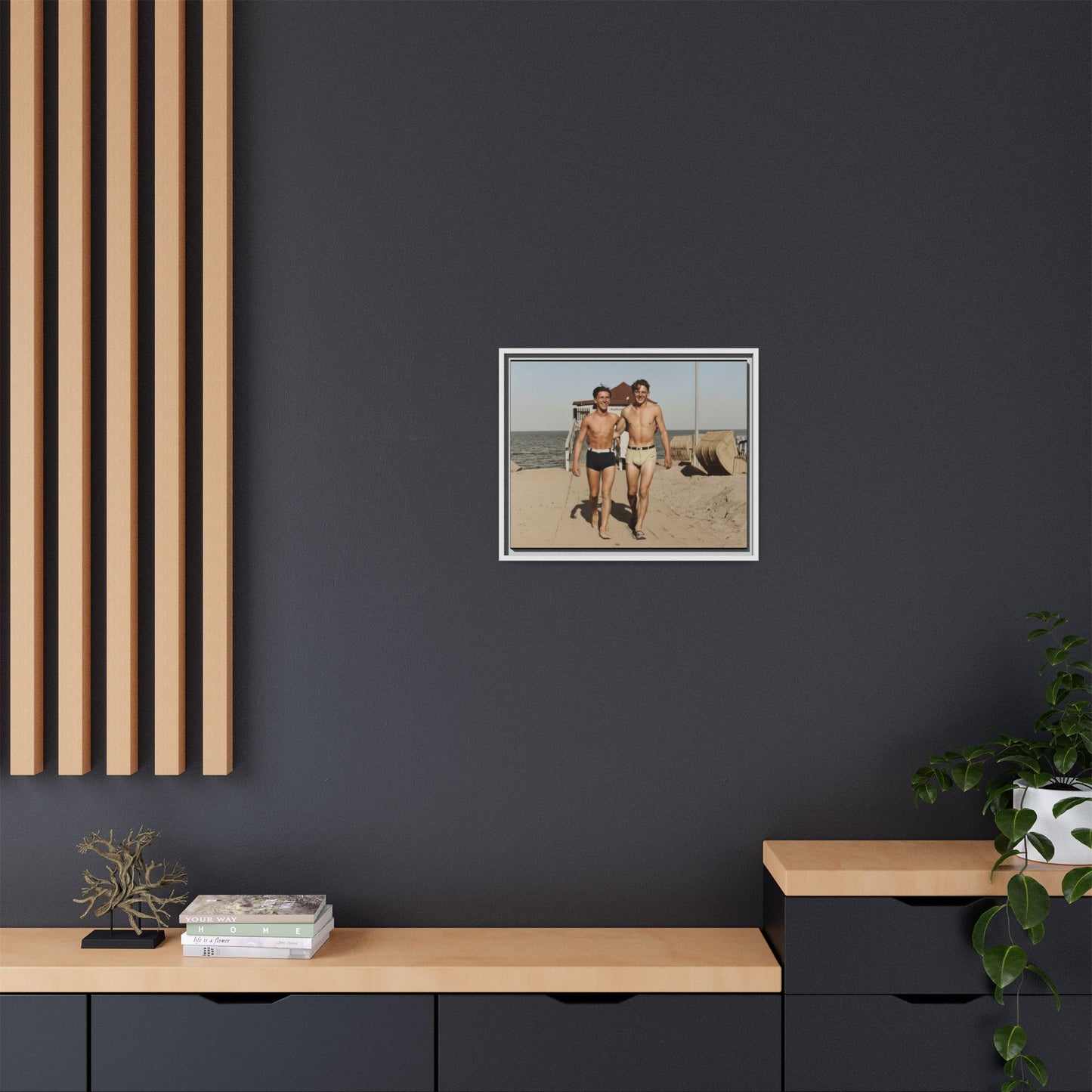 nager 003 | Framed Vintage Photo - Matte Canvas