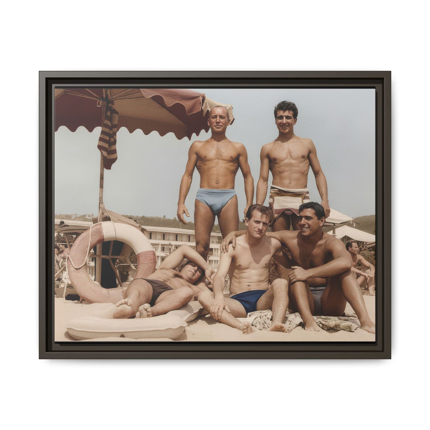nager 033 | Framed Vintage Photo - Matte Canvas