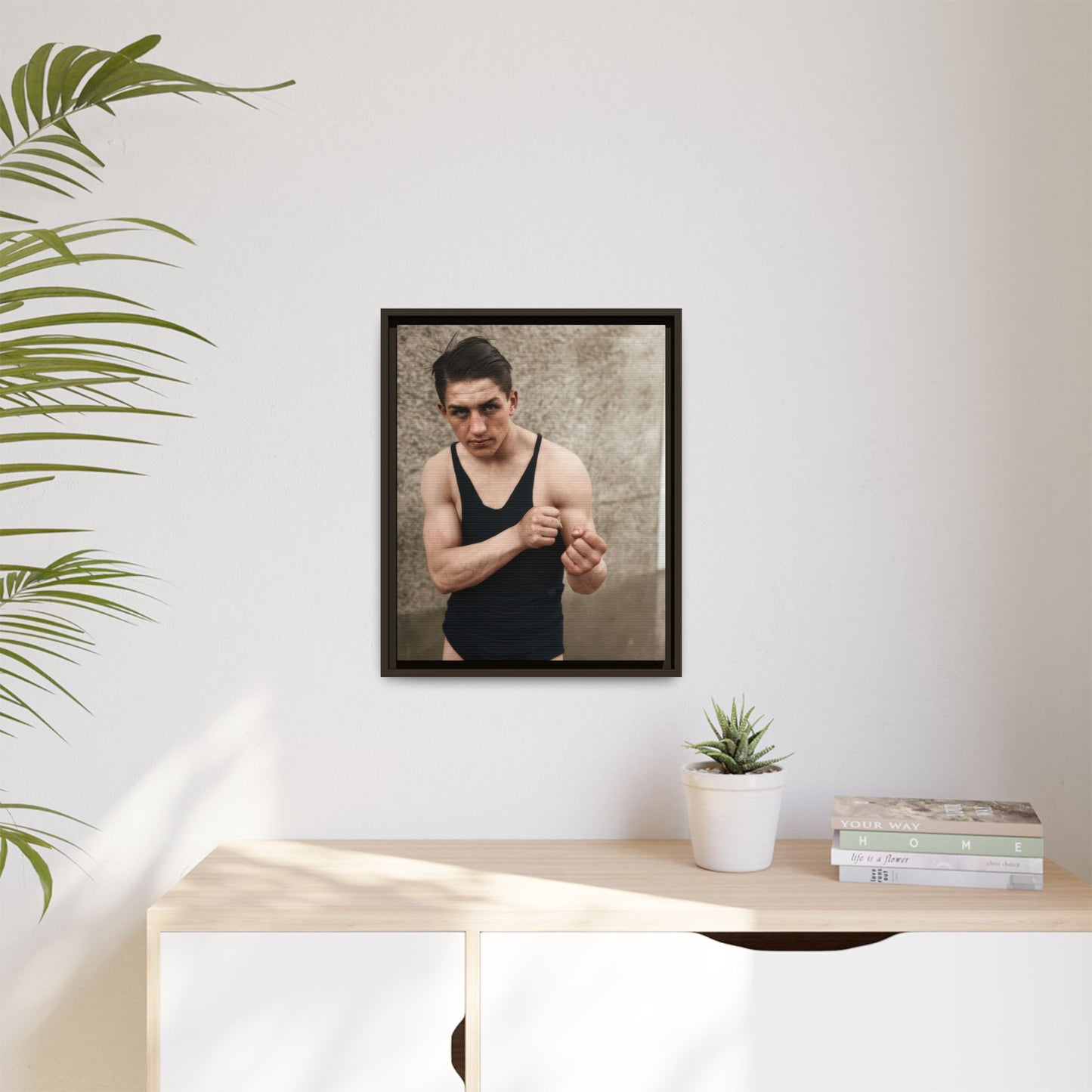 athlétisme 048 | Framed Vintage Photo - Matte Canvas
