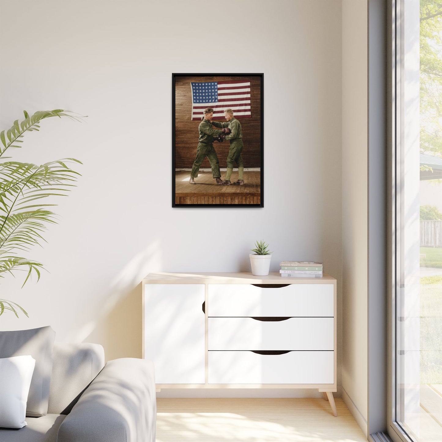 athlétisme 034 | Framed Vintage Photo - Matte Canvas