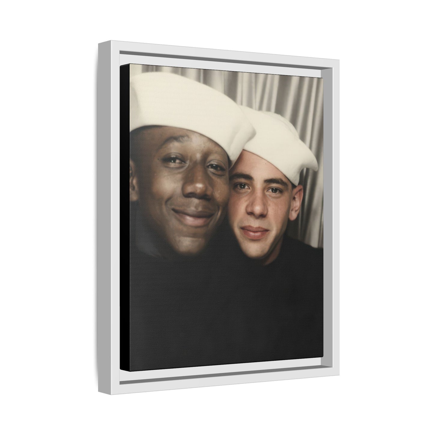 paire 084 | Framed Vintage Photo - Matte Canvas