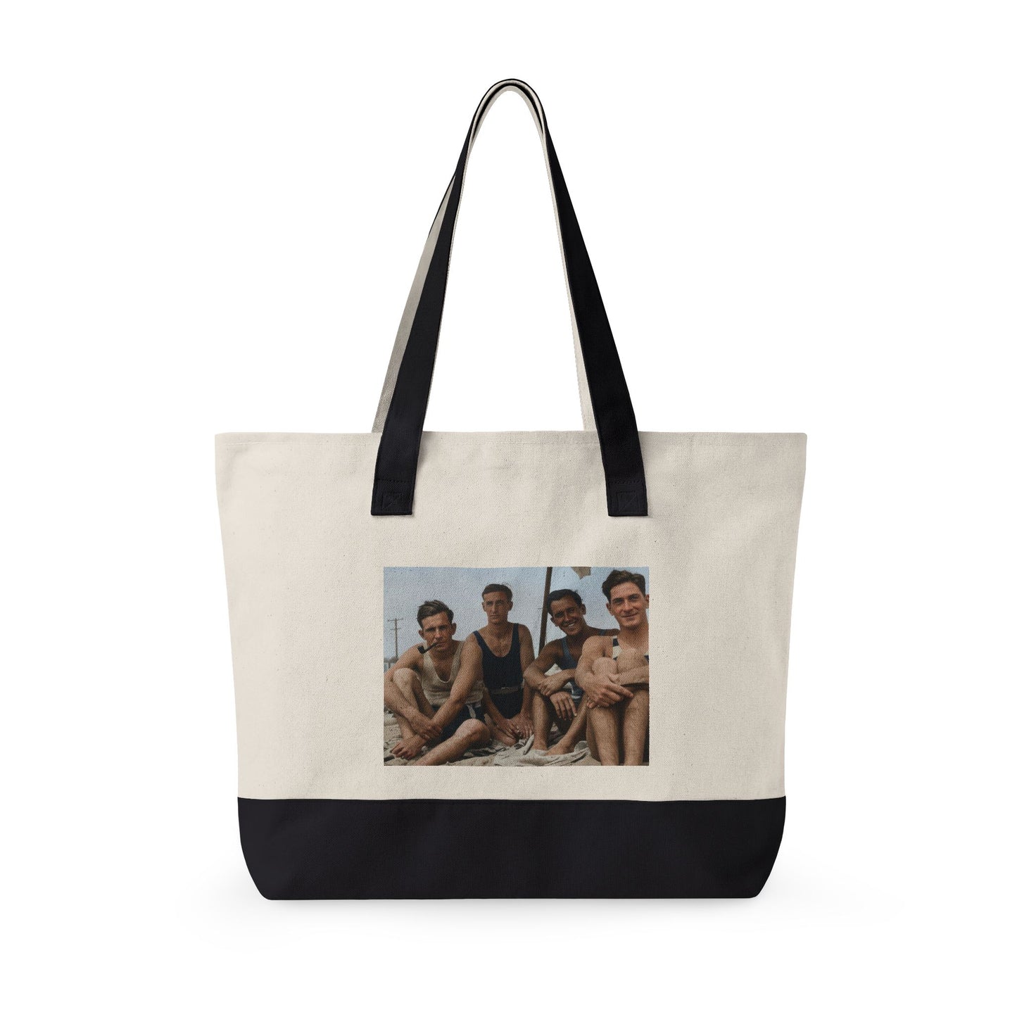 Beach Day Zippered Canvas Tote | nager 029