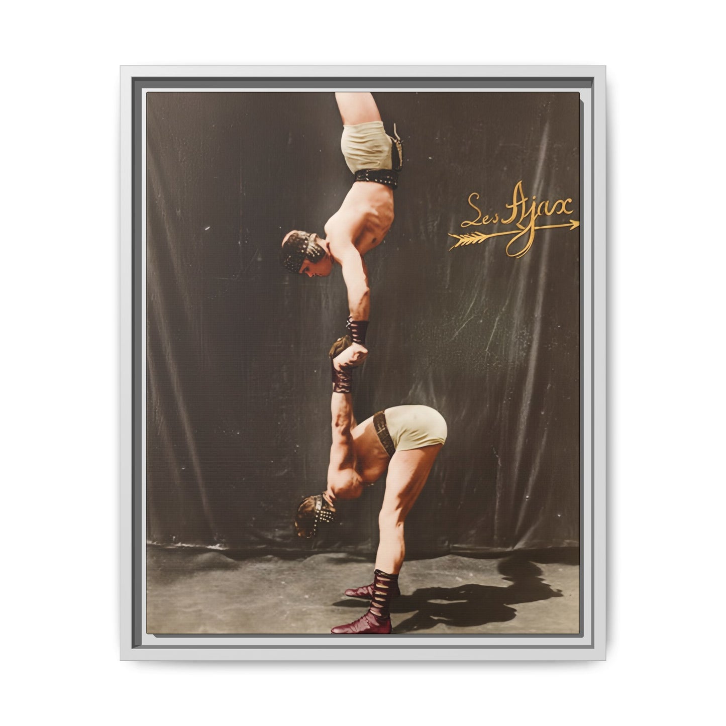 athlétisme 014 | Framed Vintage Photo - Matte Canvas