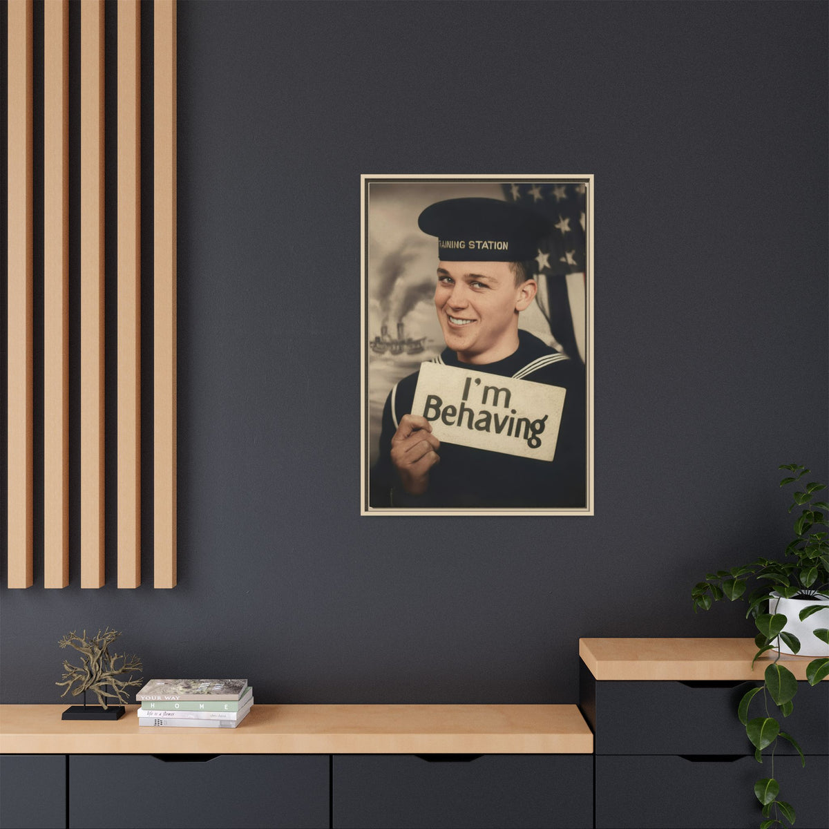 celibataire 002 | Framed Vintage Photo - Matte Canvas
