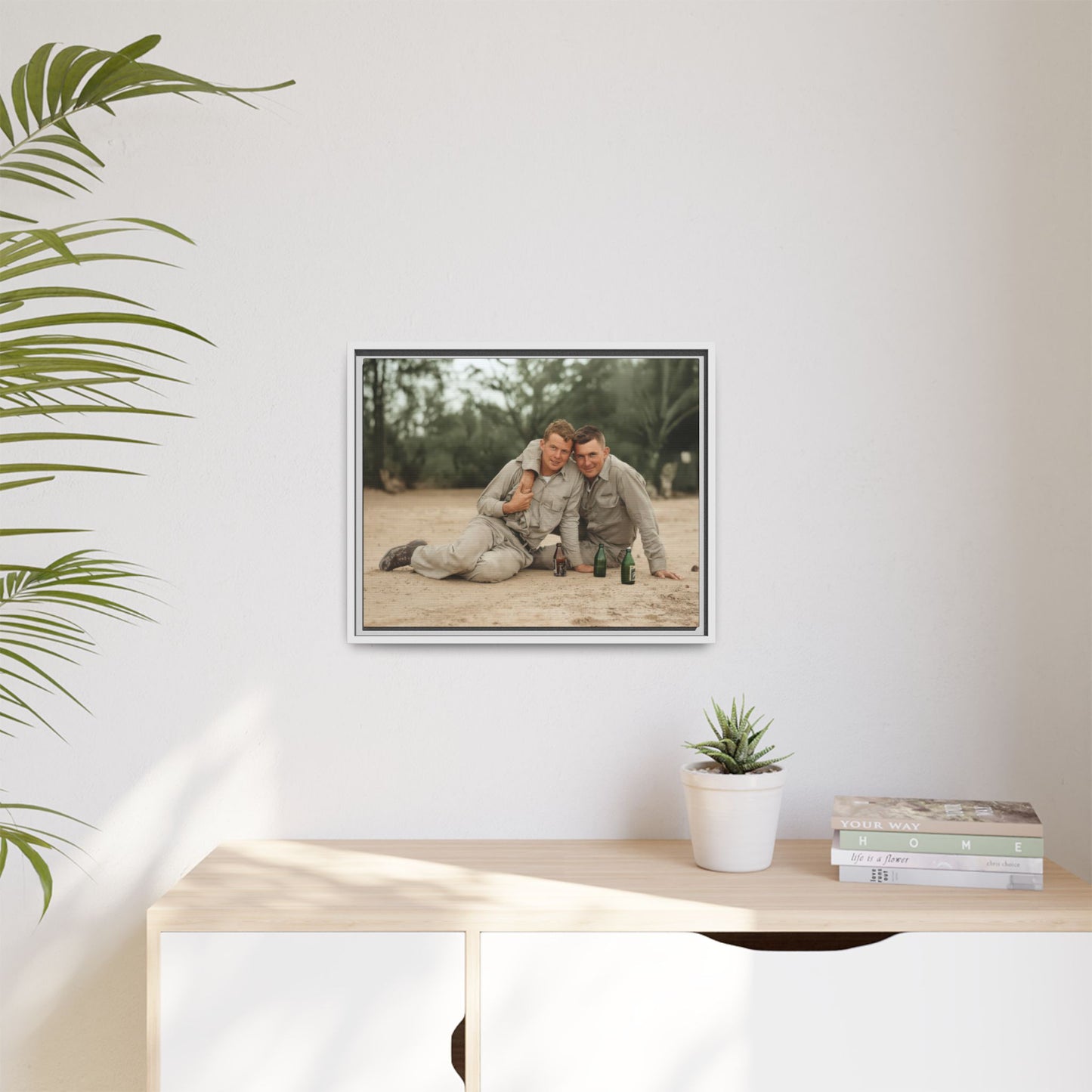 paire 138 | Framed Vintage Photo - Matte Canvas