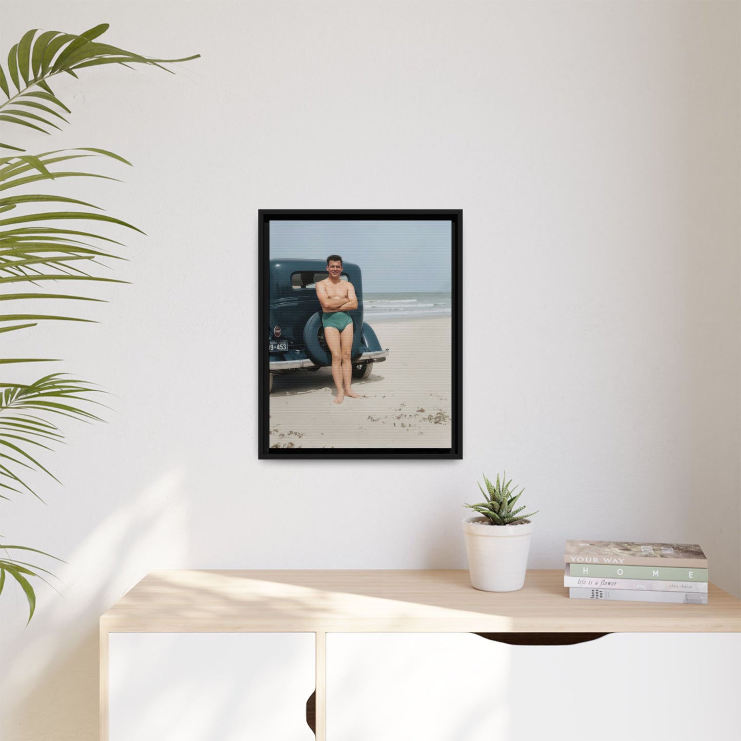nager 046 | Framed Vintage Photo - Matte Canvas