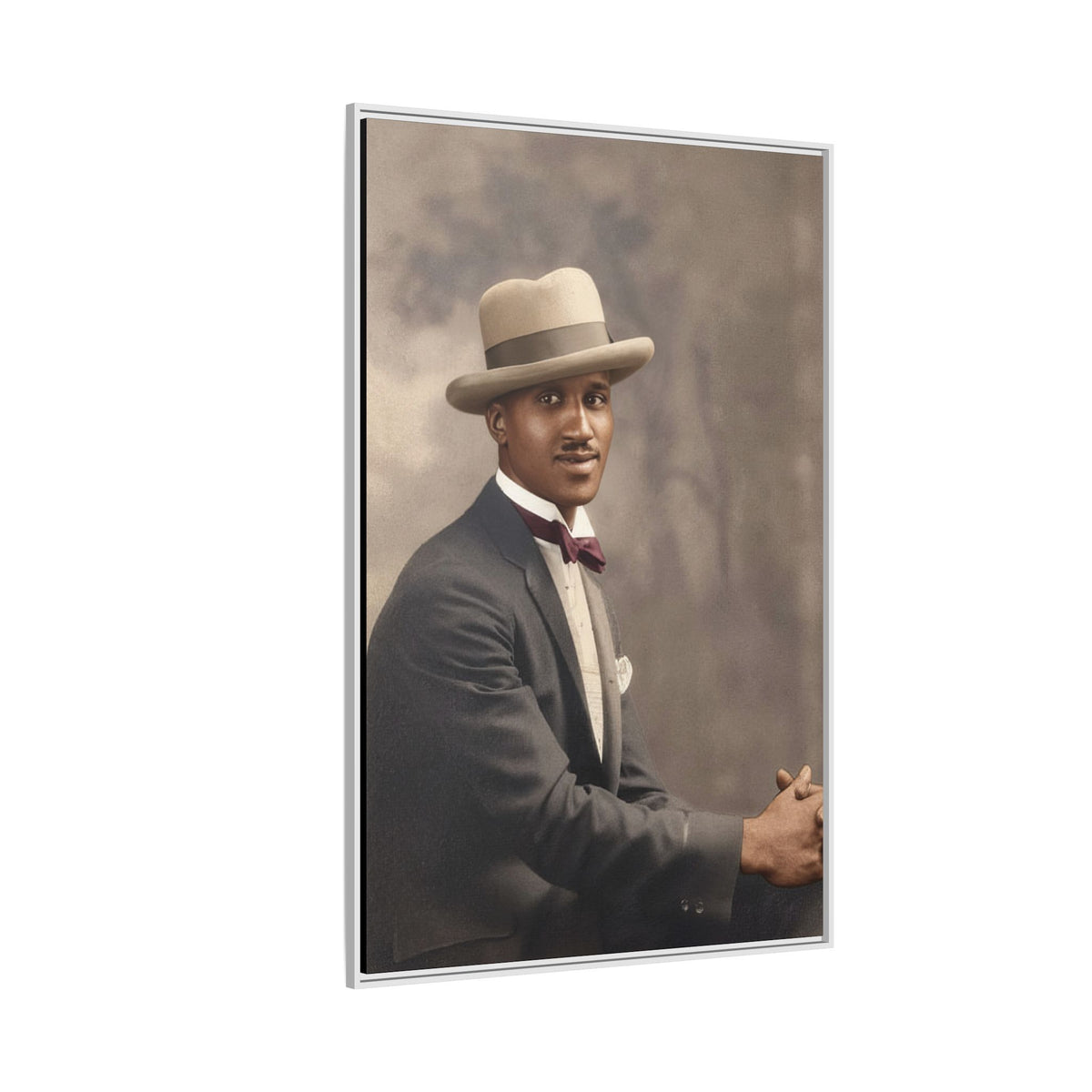 celibataire 004 | Framed Vintage Photo - Matte Canvas