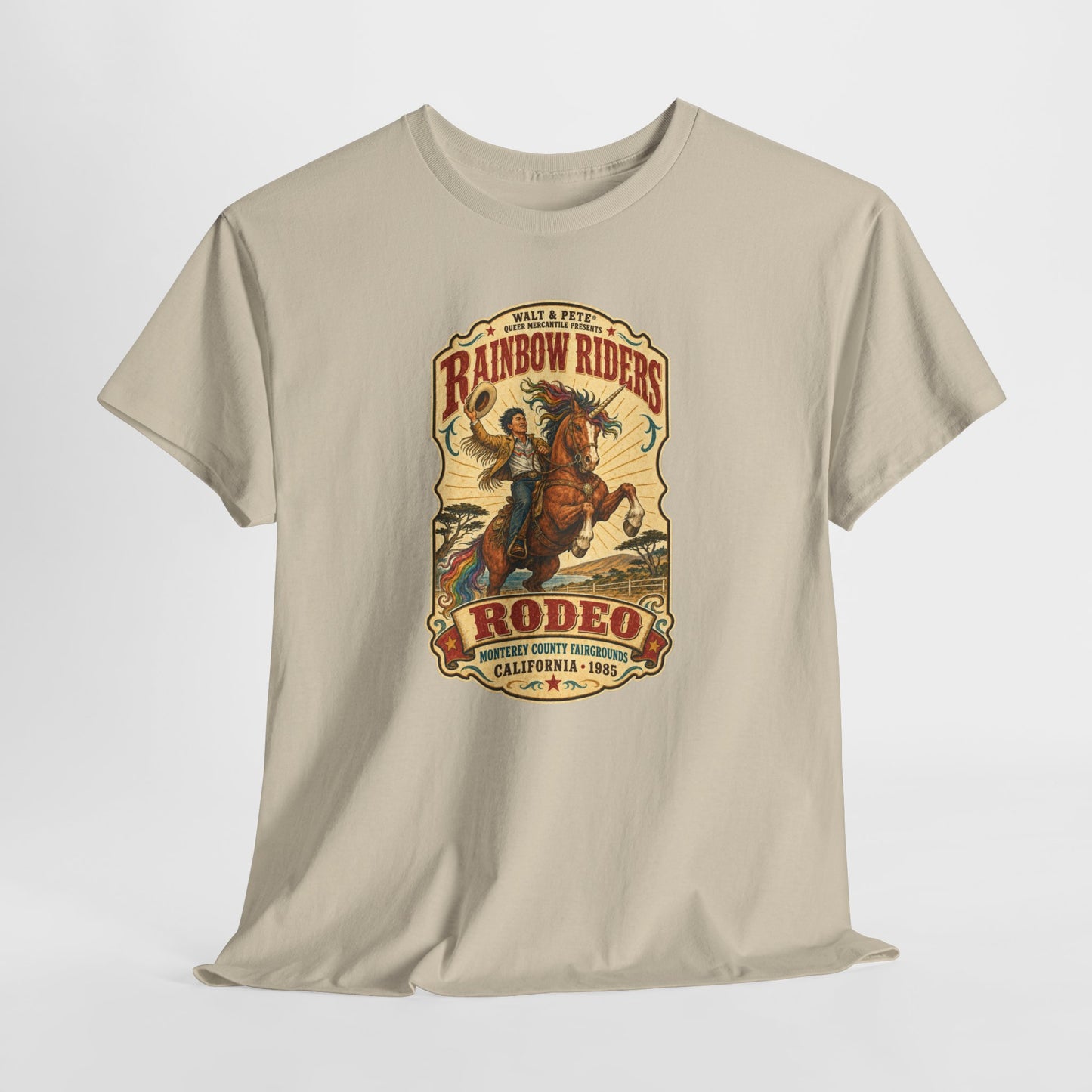 Copy of Rainbow Riders Rodeo Arizona 1972 Pride T-Shirt | Queer Cowgirl Tee